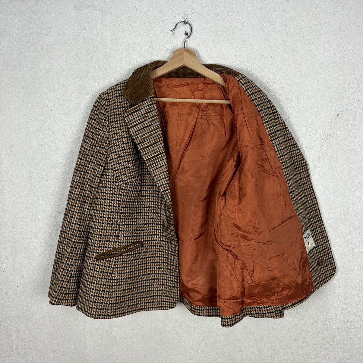 Vintage VINTAGE DERETA LINING DOUBLURE FUTTER TARTAN DESIGN Size US M / EU 48-50 / 2 - 11 Thumbnail