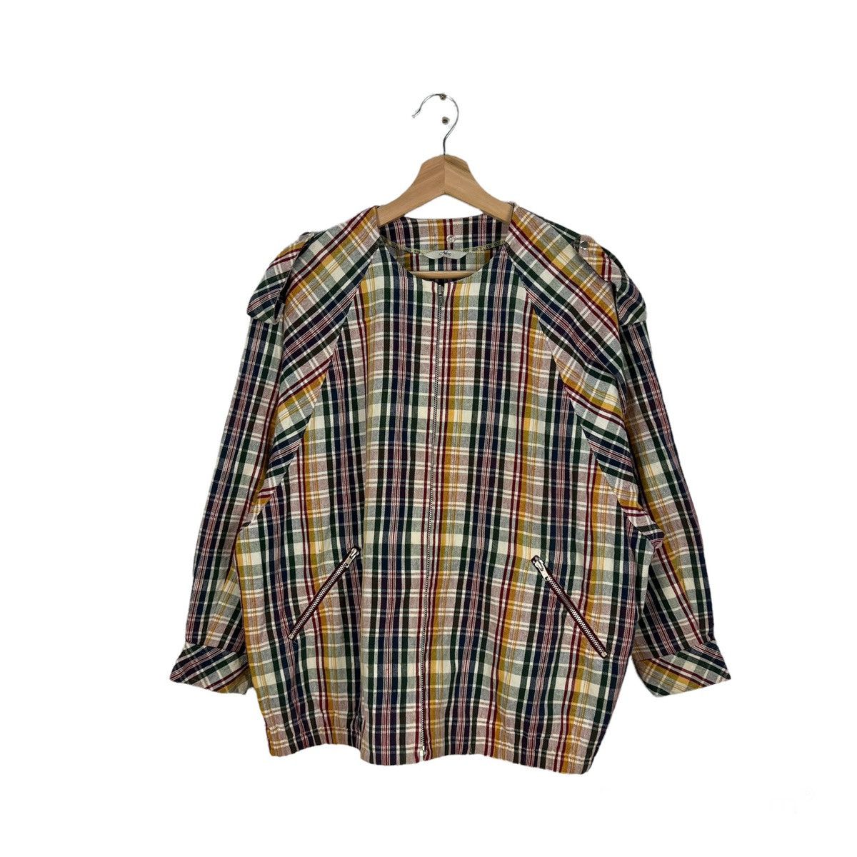 Japanese Brand RARE BOMBER JACKET ANLEE MIN PATCHWORK COLOUR Size US M / EU 48-50 / 2 - 1 Thumbnail