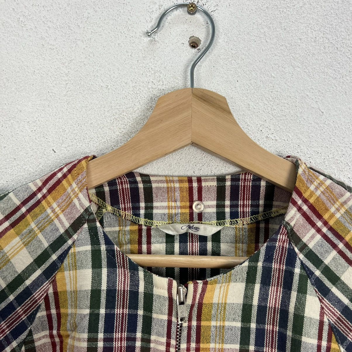 Japanese Brand RARE BOMBER JACKET ANLEE MIN PATCHWORK COLOUR Size US M / EU 48-50 / 2 - 8 Thumbnail