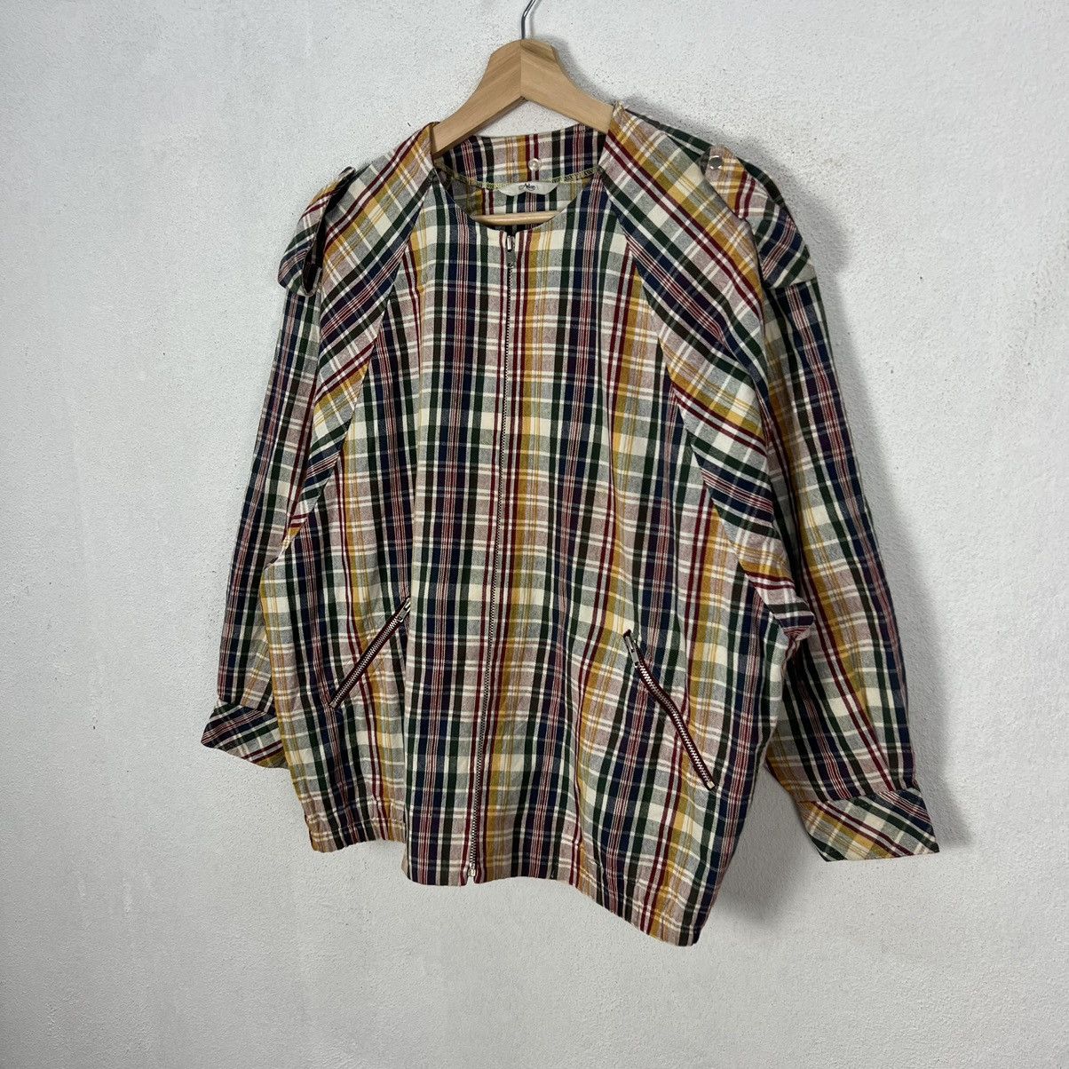 Japanese Brand RARE BOMBER JACKET ANLEE MIN PATCHWORK COLOUR Size US M / EU 48-50 / 2 - 2 Thumbnail