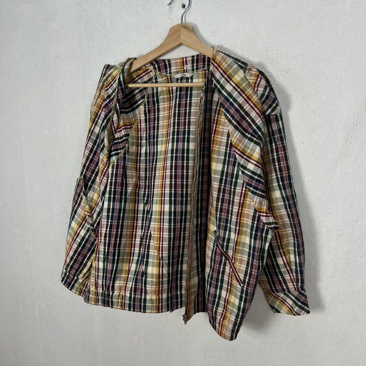 Japanese Brand RARE BOMBER JACKET ANLEE MIN PATCHWORK COLOUR Size US M / EU 48-50 / 2 - 13 Thumbnail