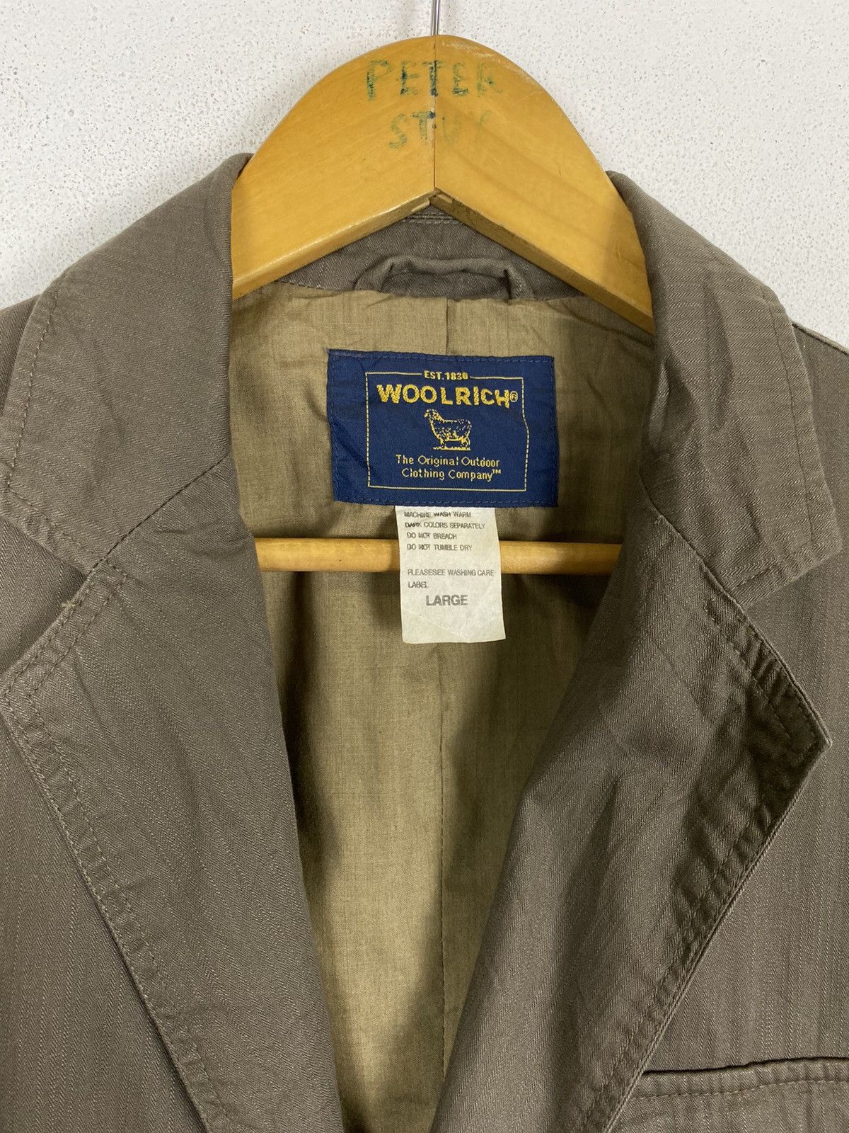 Woolrich Woolen Mills WOOLRICH JACKET COTTON FABRIC Size US L / EU 52-54 / 3 - 6 Thumbnail