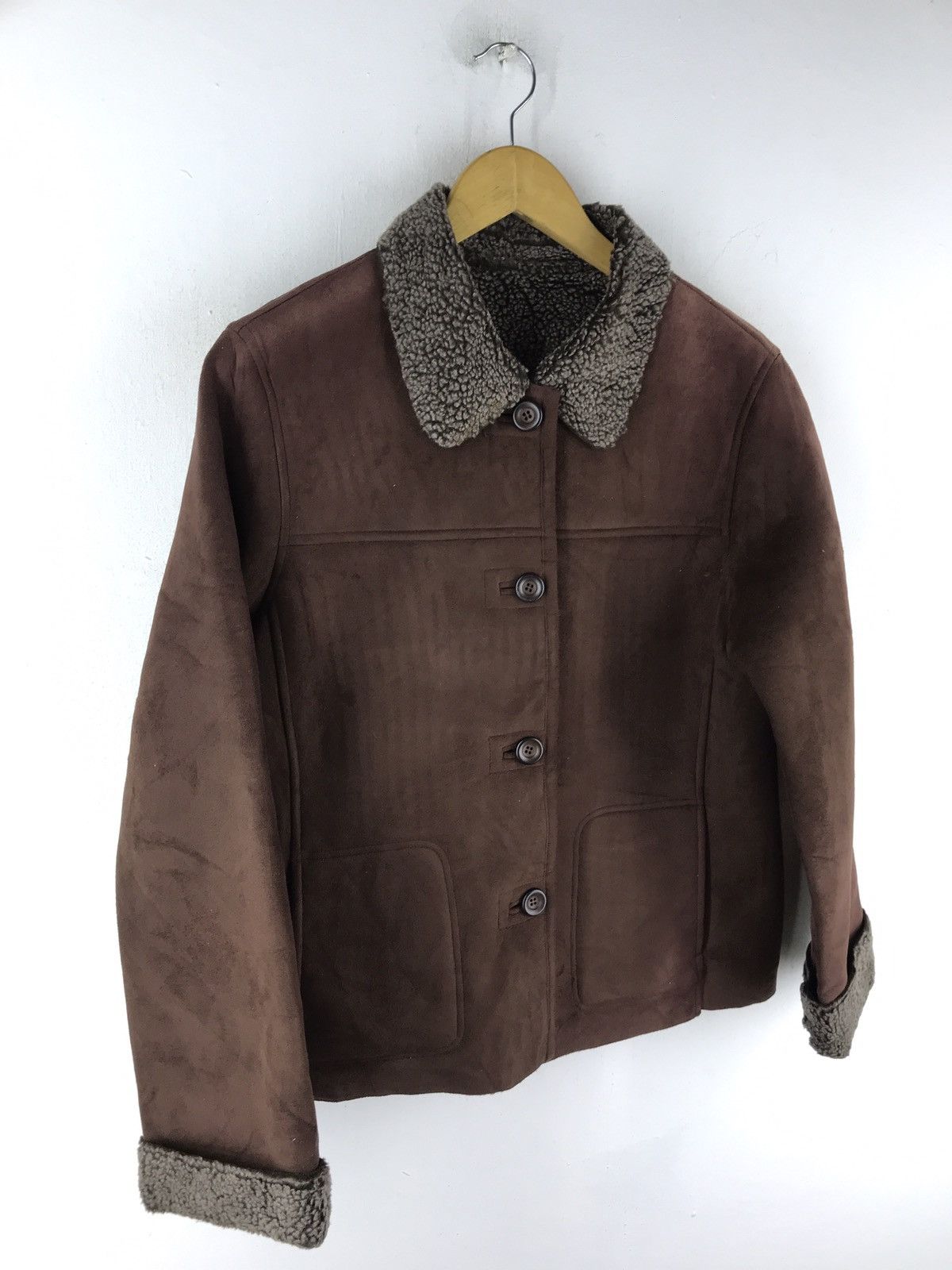 Designer × Japanese Brand MYDOL TOKYO STYLE SHERLING SYNTETIC JACKET Size US S / EU 44-46 / 1 - 2 Thumbnail