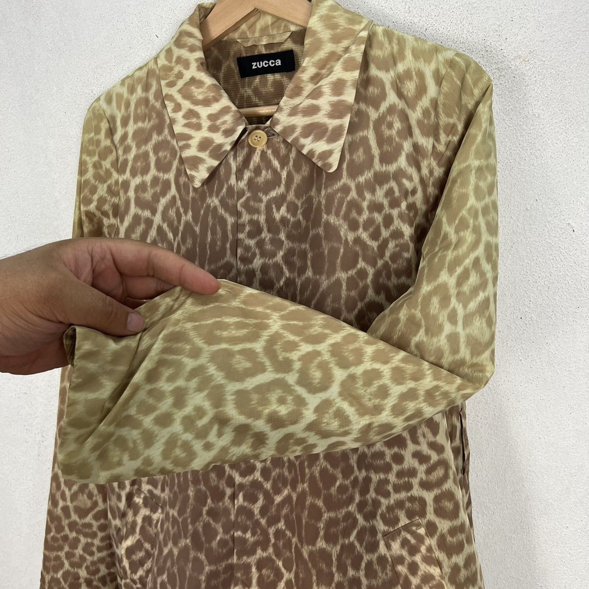 Issey Miyake TIGER SKIN DESIGN LONG JACKET ZUCCA ISSEY MIYAKE JAPAN Size US S / EU 44-46 / 1 - 9 Thumbnail