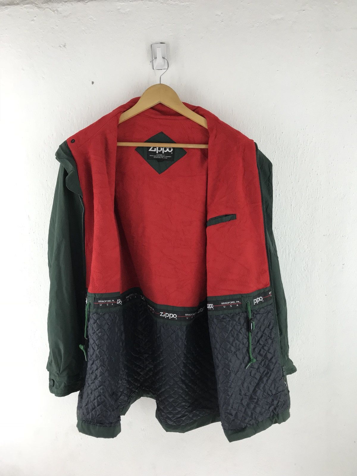 Japanese Brand × Zippo 🔥FINAL DROP🔥 ZIPPO BRADFORD GREEN HALF FLEECE LINING Size US M / EU 48-50 / 2 - 7 Thumbnail