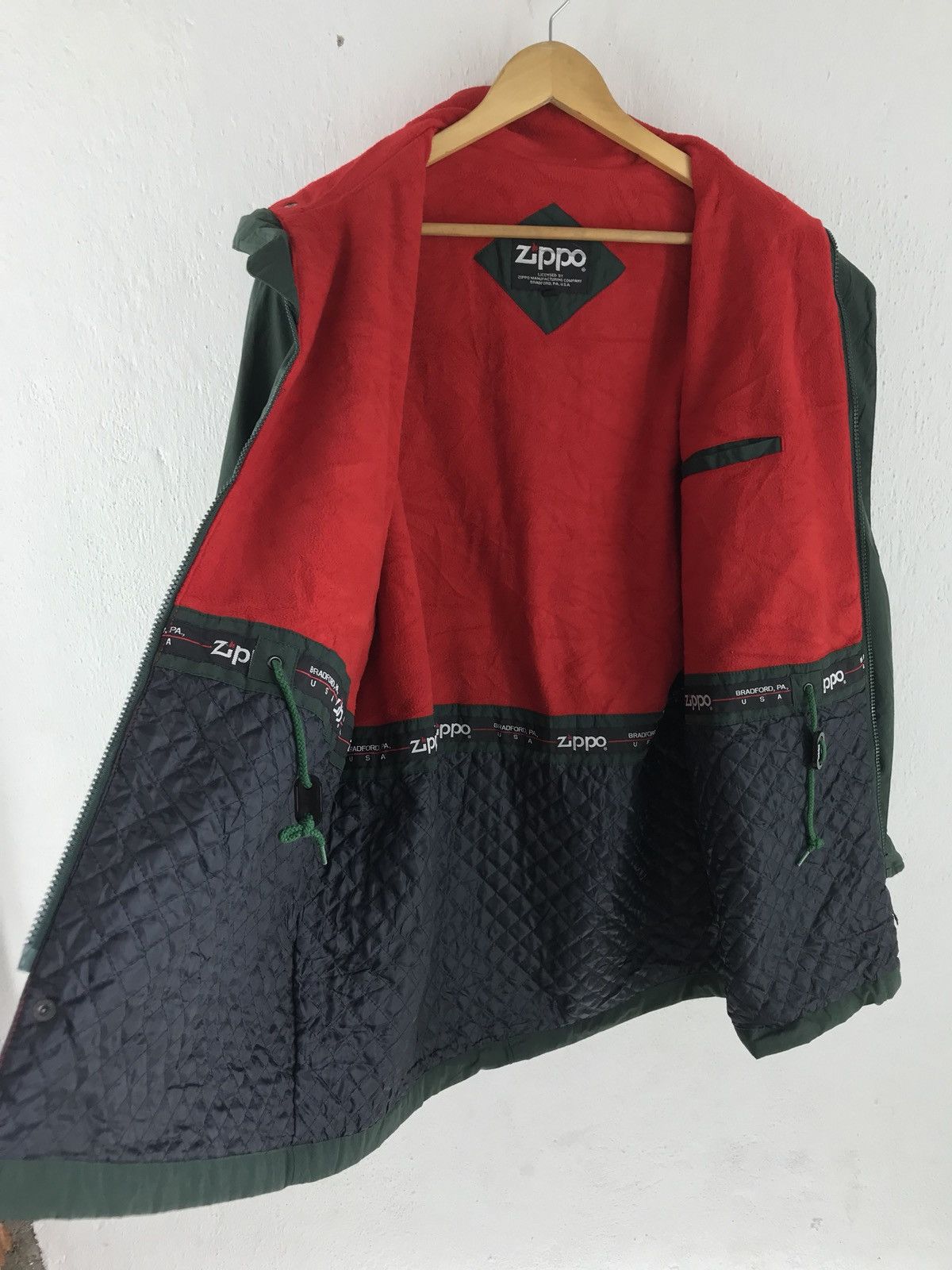 Japanese Brand × Zippo 🔥FINAL DROP🔥 ZIPPO BRADFORD GREEN HALF FLEECE LINING Size US M / EU 48-50 / 2 - 9 Thumbnail