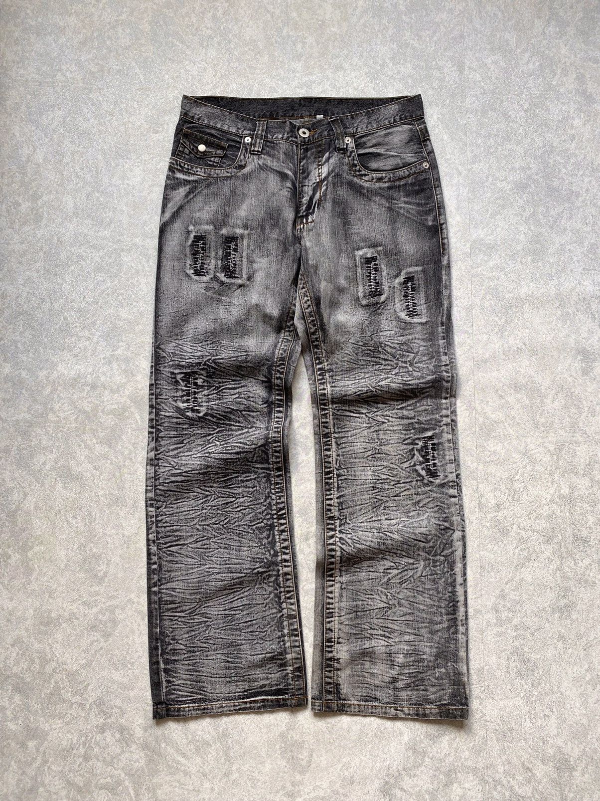 Vintage Vintage Japanese Designer Faded Jeans y2k Size US 34 / EU 50 - 5 Thumbnail