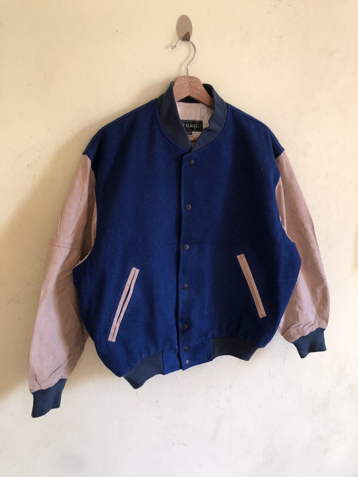 Japanese Brand 🔥IVY LEAGUE VARSITY STADIUM BOMBER JACKET Size US L / EU 52-54 / 3 - 4 Thumbnail
