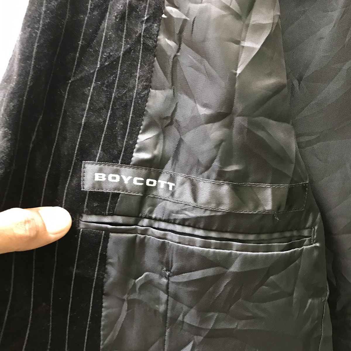Boycott × Designer × Japanese Brand 🔥FINAL DROP🔥Boycott velvet blazer style jacket Size US S / EU 44-46 / 1 - 10 Thumbnail