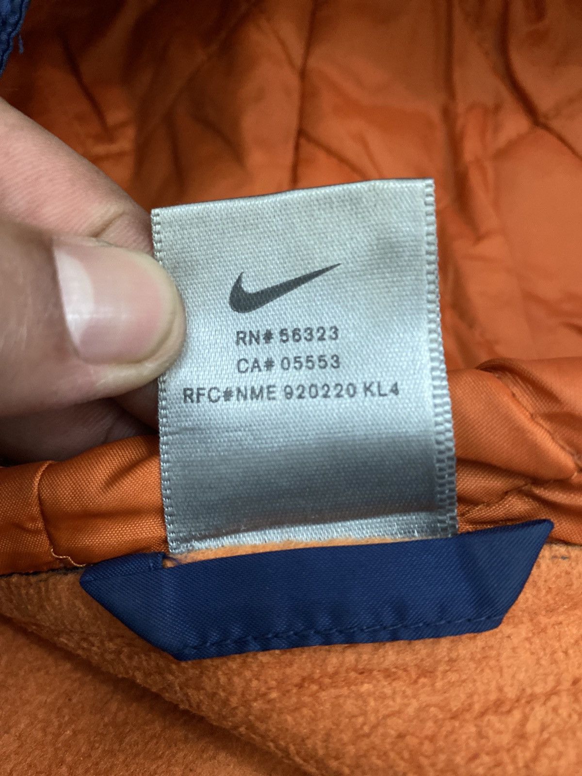 Nike × Vintage Vintage Nike big logo windbreaker Size US S / EU 44-46 / 1 - 11 Thumbnail