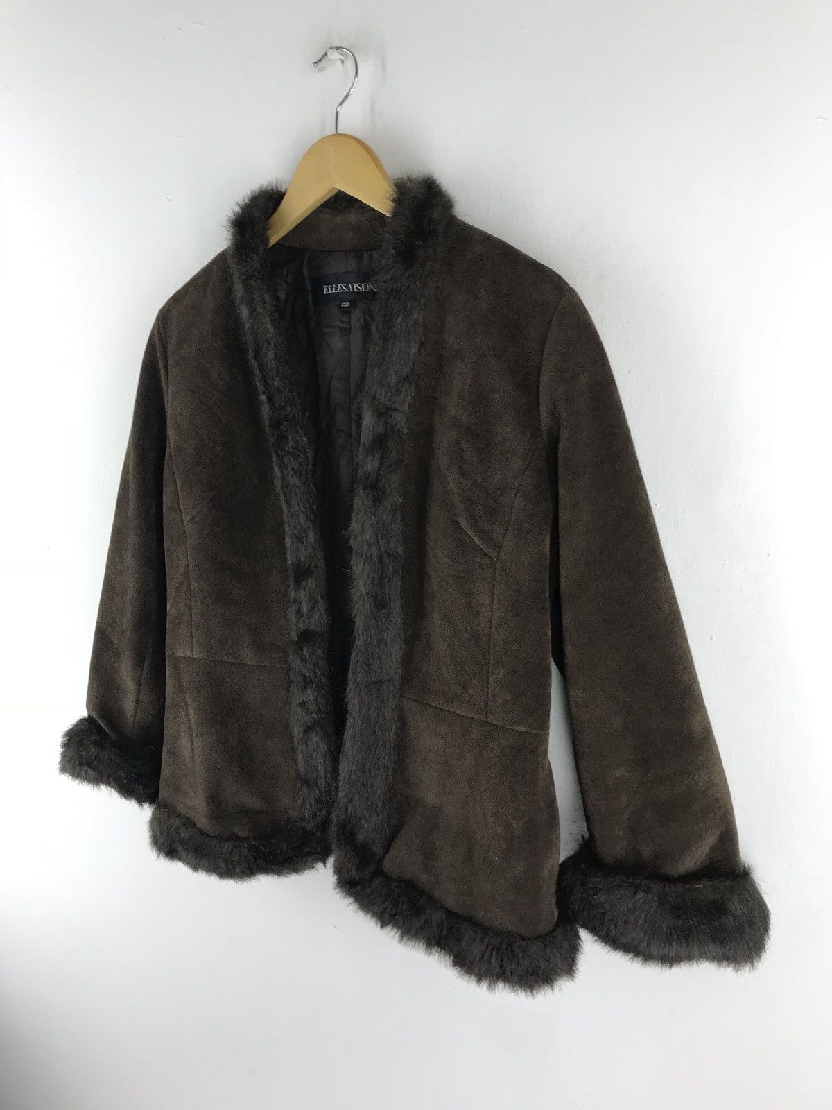 Japanese Brand Ellesaison Fur Brown Jacket Made In Japan Size US M / EU 48-50 / 2 - 3 Thumbnail