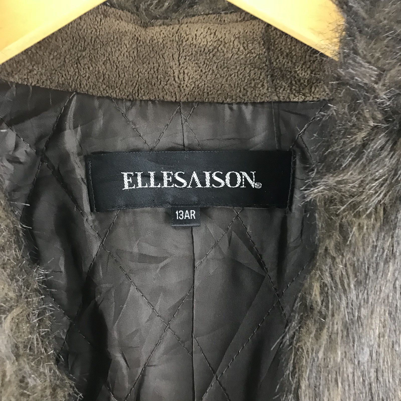 Japanese Brand Ellesaison Fur Brown Jacket Made In Japan Size US M / EU 48-50 / 2 - 7 Thumbnail