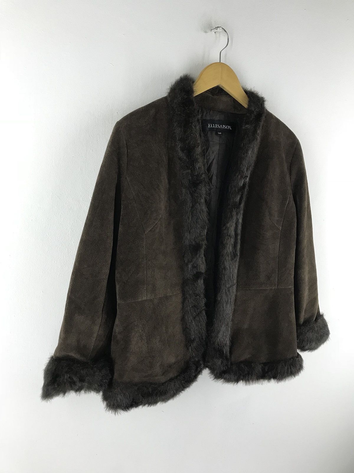 Japanese Brand Ellesaison Fur Brown Jacket Made In Japan Size US M / EU 48-50 / 2 - 2 Thumbnail