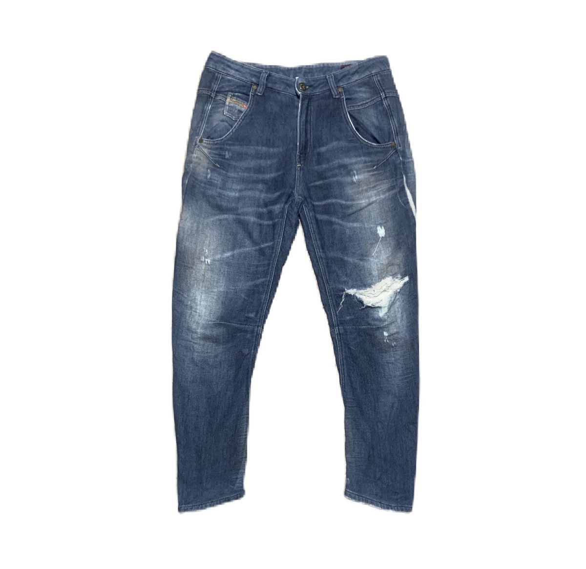 image of Archival Clothing x Diesel Vintage Diesel Industry Denim Sweatpants Blue Jeans in Blue Denim (Size 