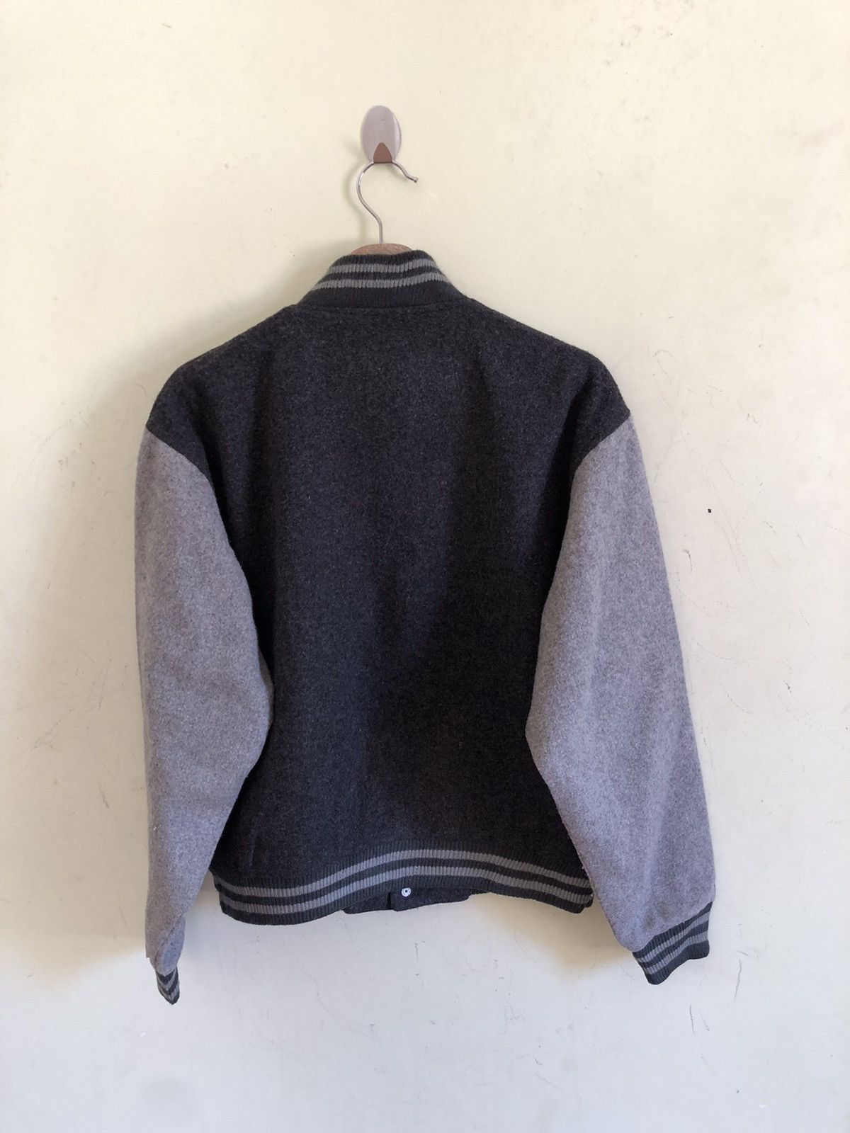 Japanese Brand 🔥VINTAGE WOOL VARSITY BOMBER JACKET Size US M / EU 48-50 / 2 - 5 Thumbnail