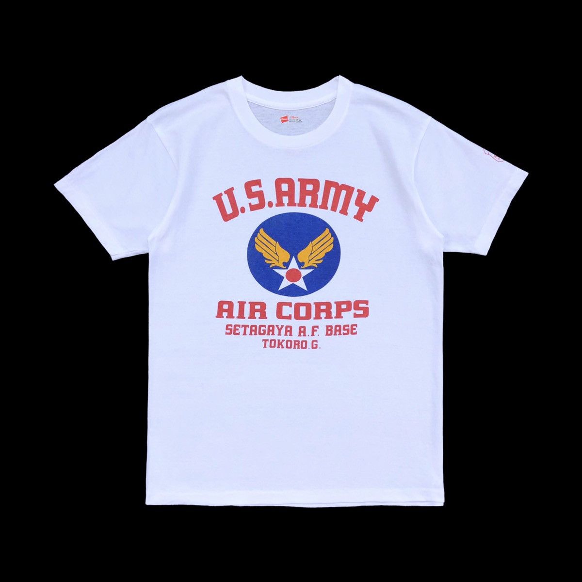 Hanes U.S.ARMY AIR CORPS Setagaya base T-shirt Size US L / EU 52-54 / 3 - 4 Thumbnail