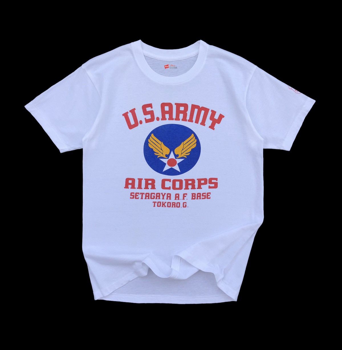 Hanes U.S.ARMY AIR CORPS Setagaya base T-shirt Size US L / EU 52-54 / 3 - 1 Thumbnail