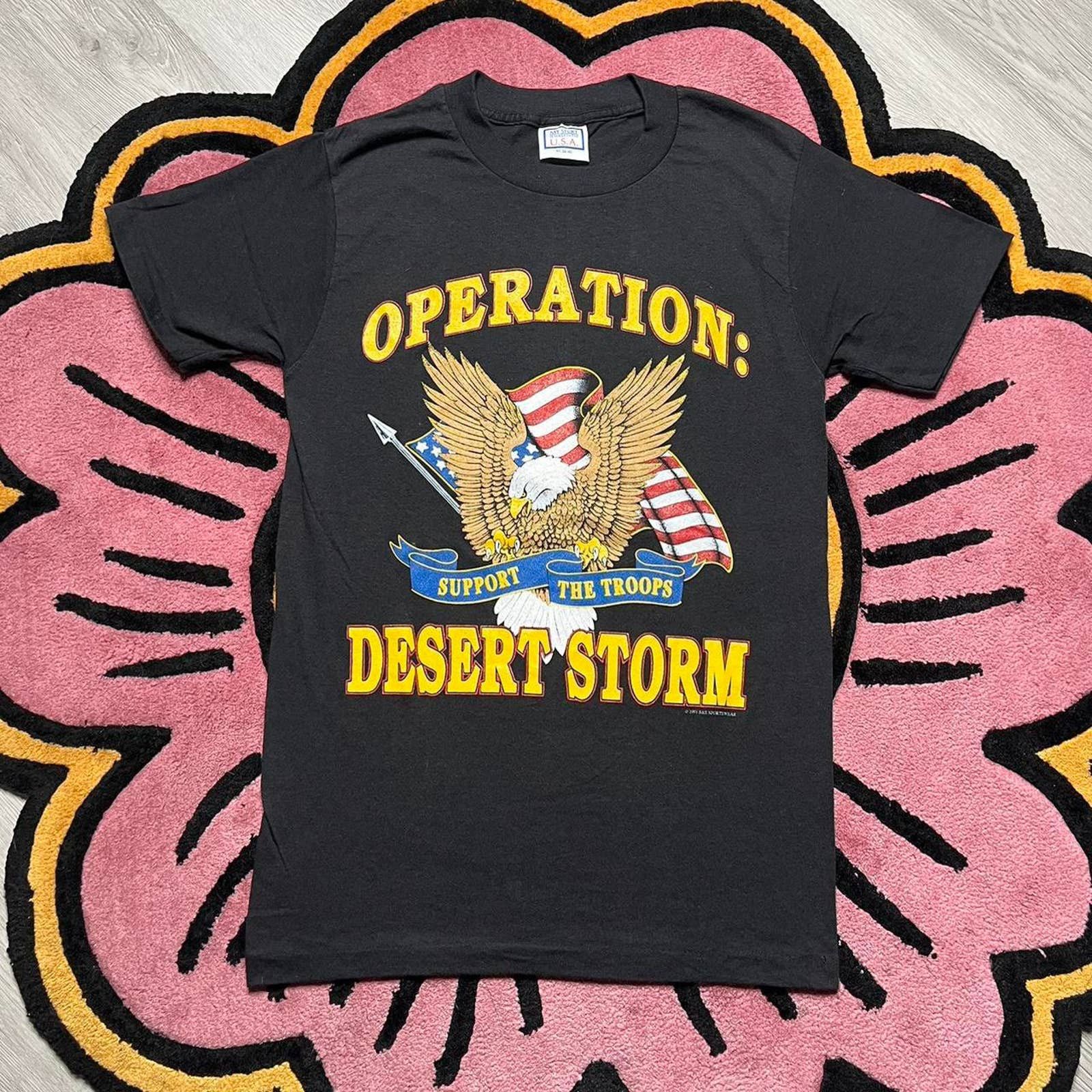 Vintage Vintage 90’s Operation Desert Storm Graphic T-shirt | Grailed