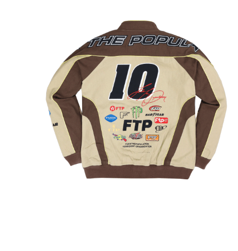 Fuck The Population FTP Pit Crew Jacket XL Tan Size US XL / EU 56 / 4 - 3 Thumbnail