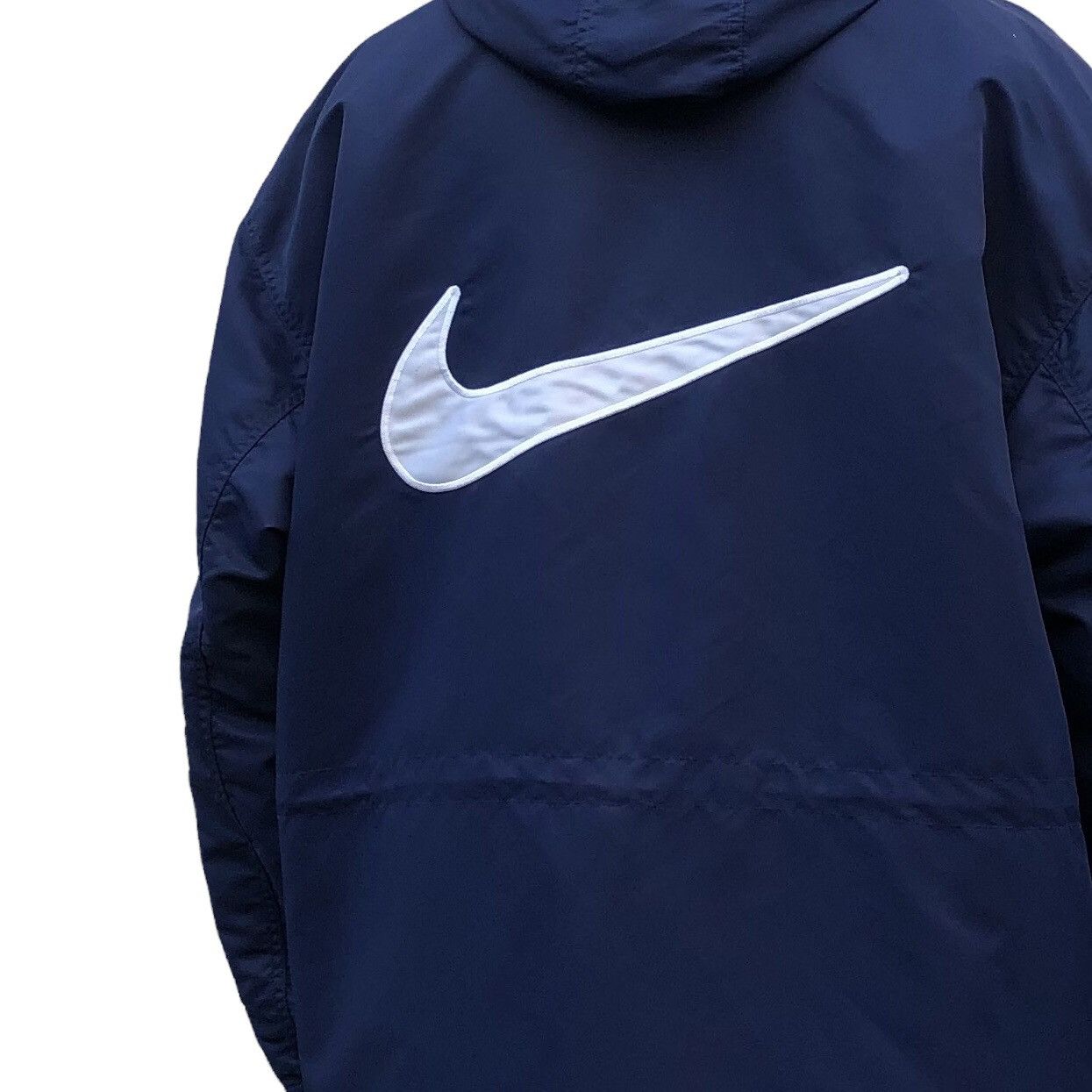 Nike Vintage 90s Nike Big Swoosh Coach Jacket Size US XL / EU 56 / 4 - 5 Thumbnail