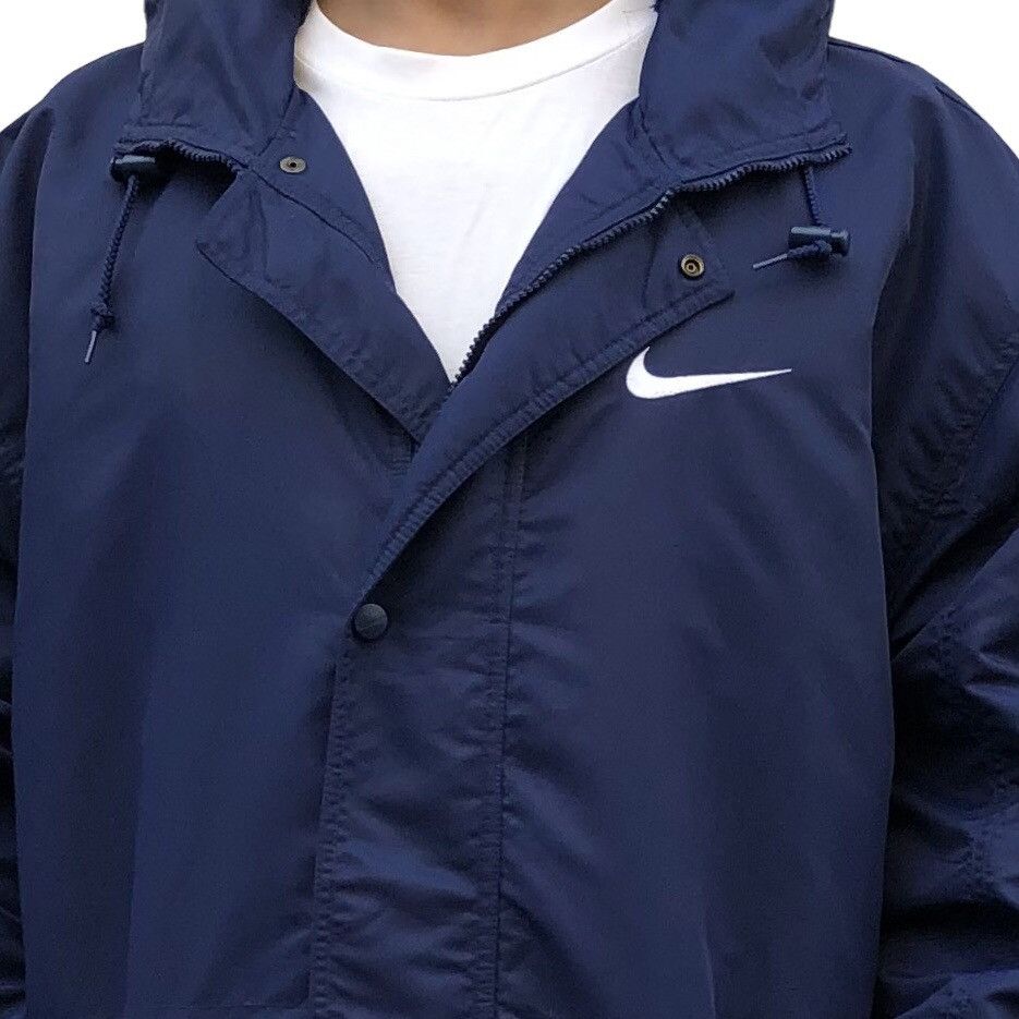 Nike Vintage 90s Nike Big Swoosh Coach Jacket Size US XL / EU 56 / 4 - 4 Thumbnail
