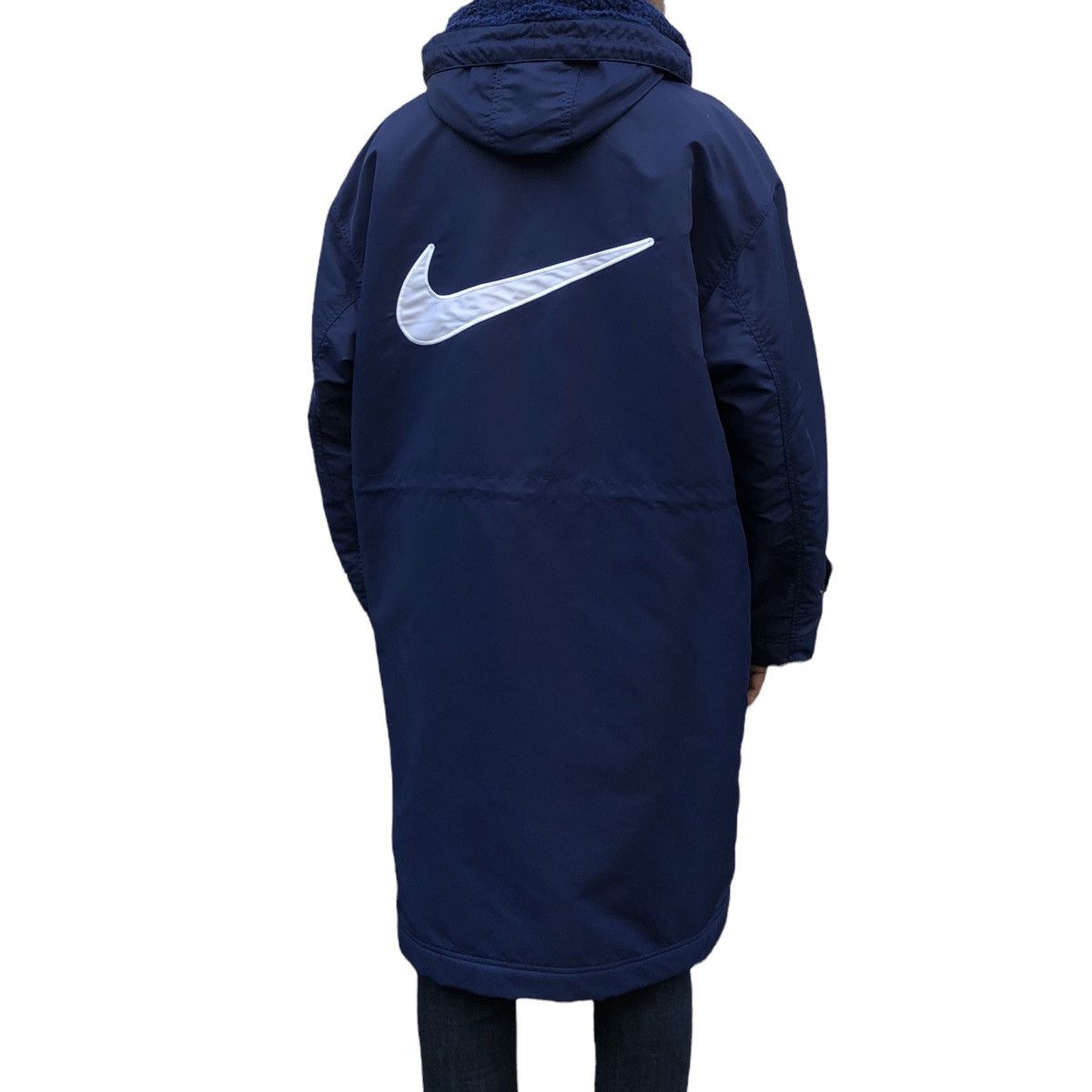 Nike Vintage 90s Nike Big Swoosh Coach Jacket Size US XL / EU 56 / 4 - 3 Thumbnail