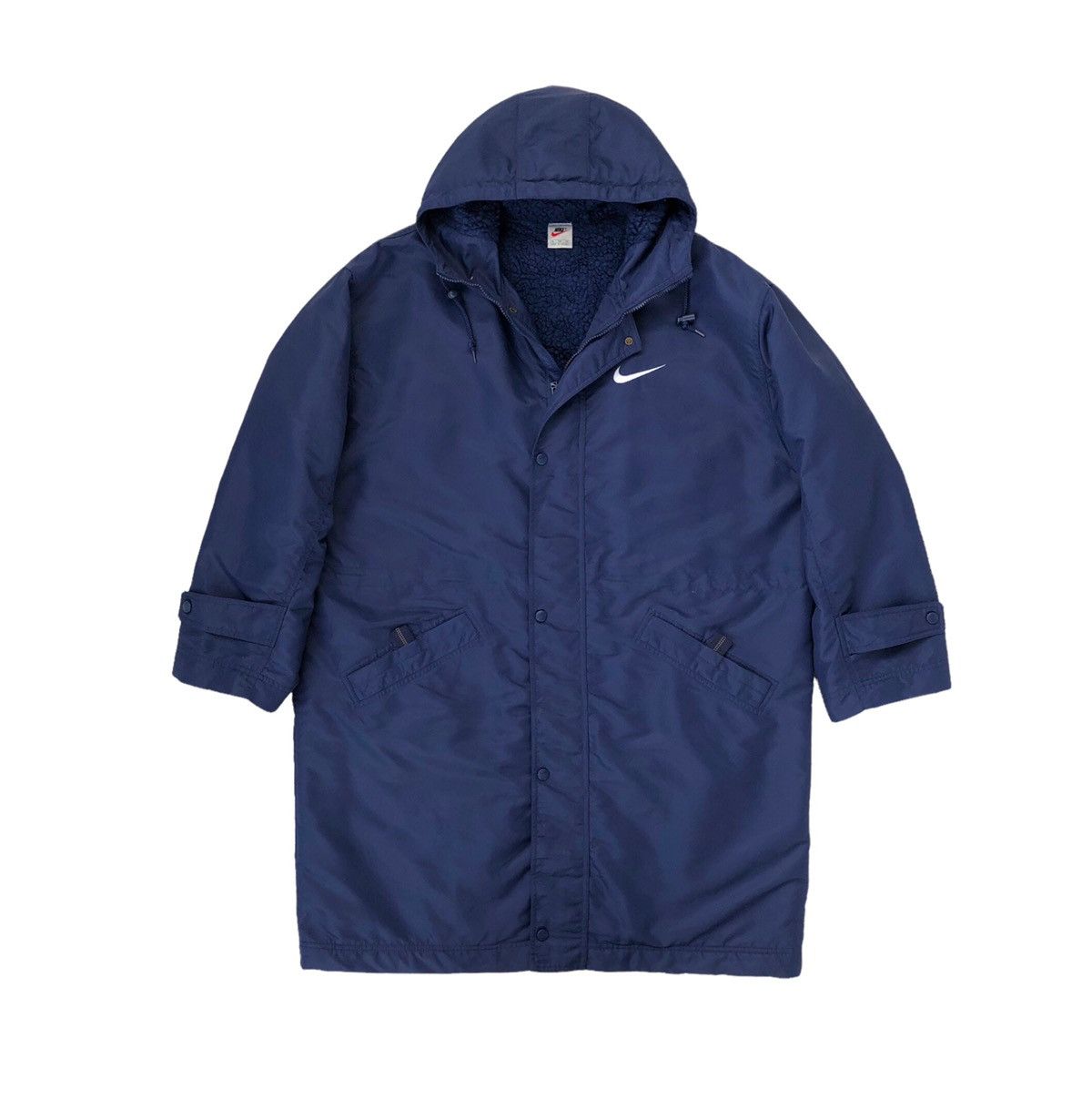 Nike Vintage 90s Nike Big Swoosh Coach Jacket Size US XL / EU 56 / 4 - 6 Thumbnail