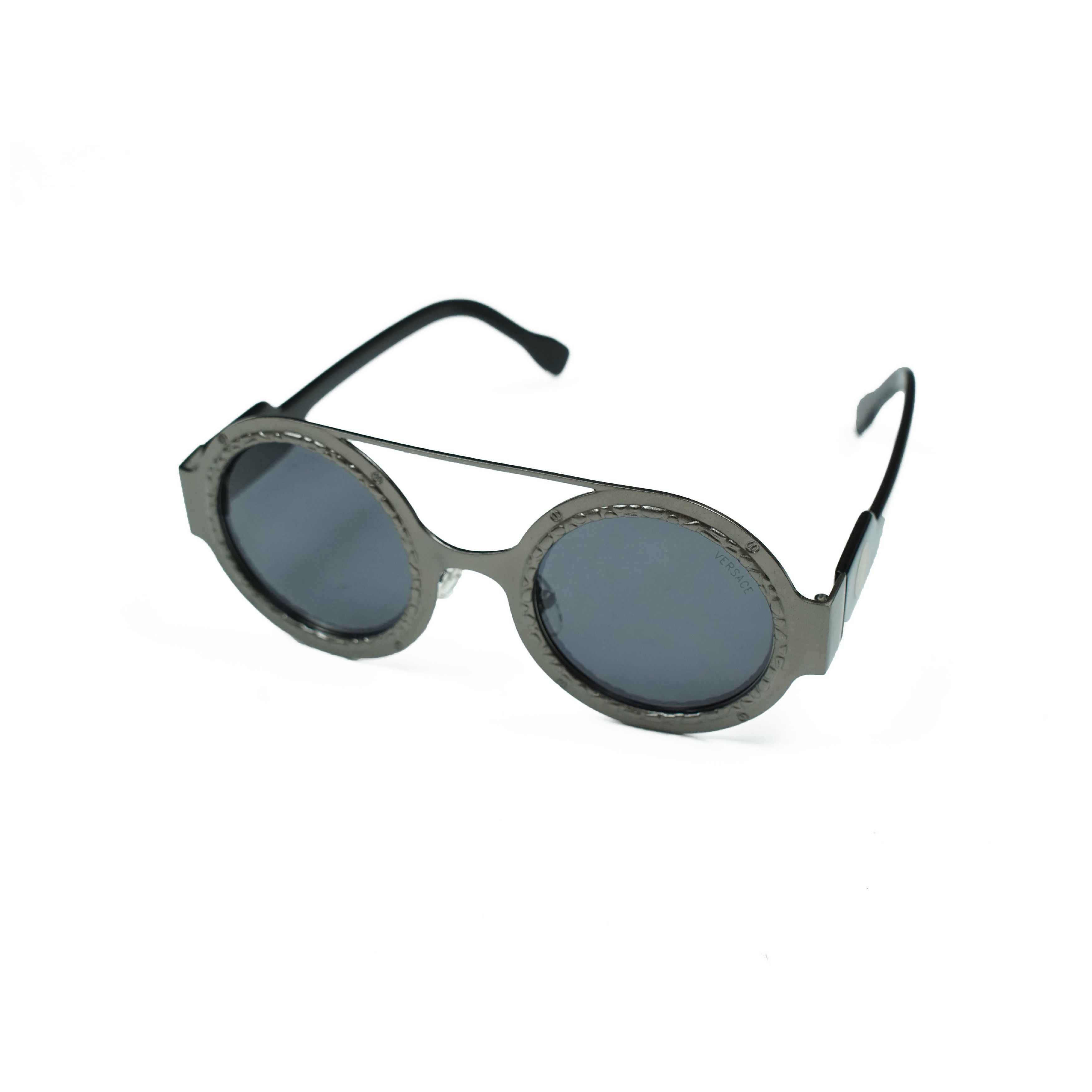 Versace × Vintage Versace Round Sunglasses Size ONE SIZE - 3 Thumbnail