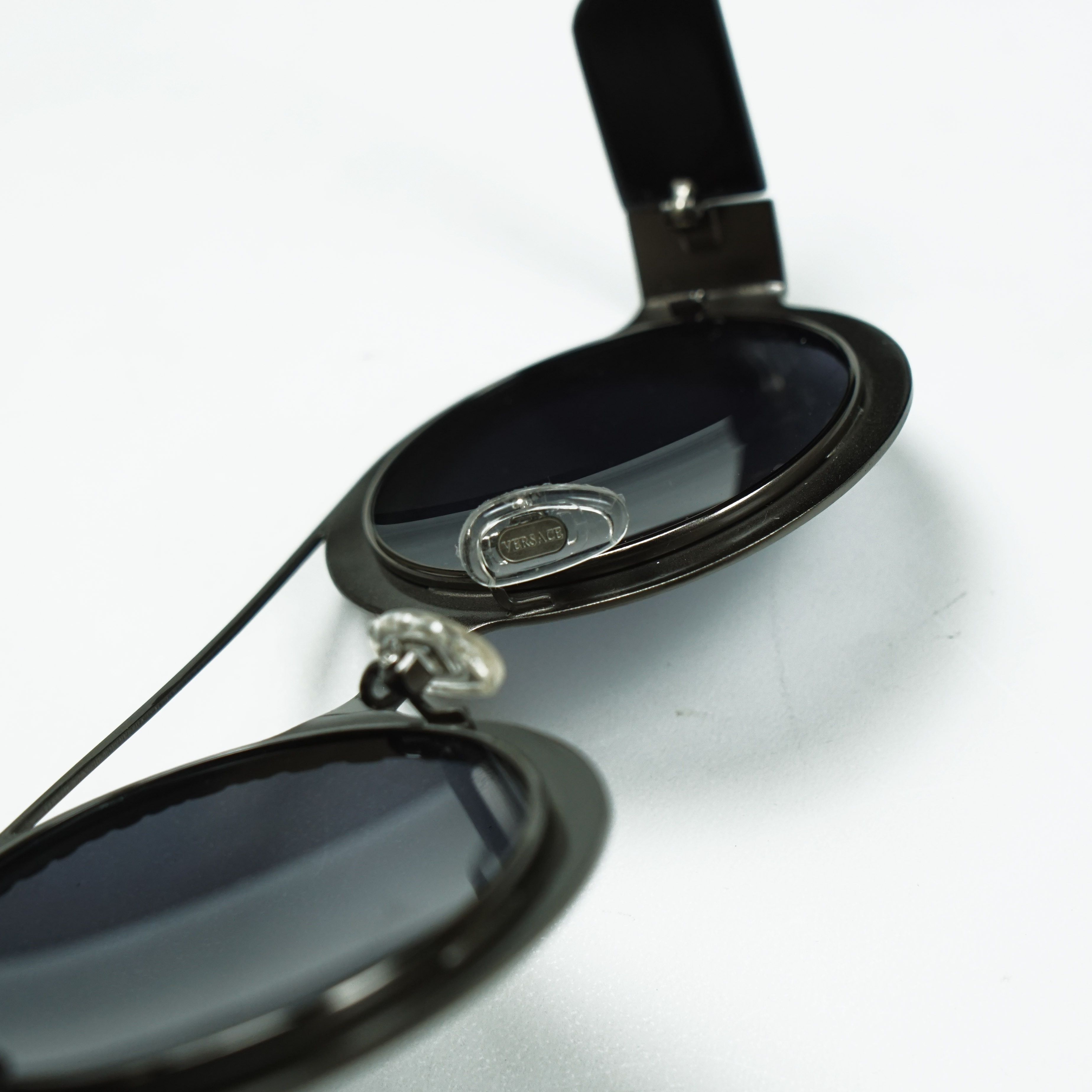Versace × Vintage Versace Round Sunglasses Size ONE SIZE - 4 Thumbnail