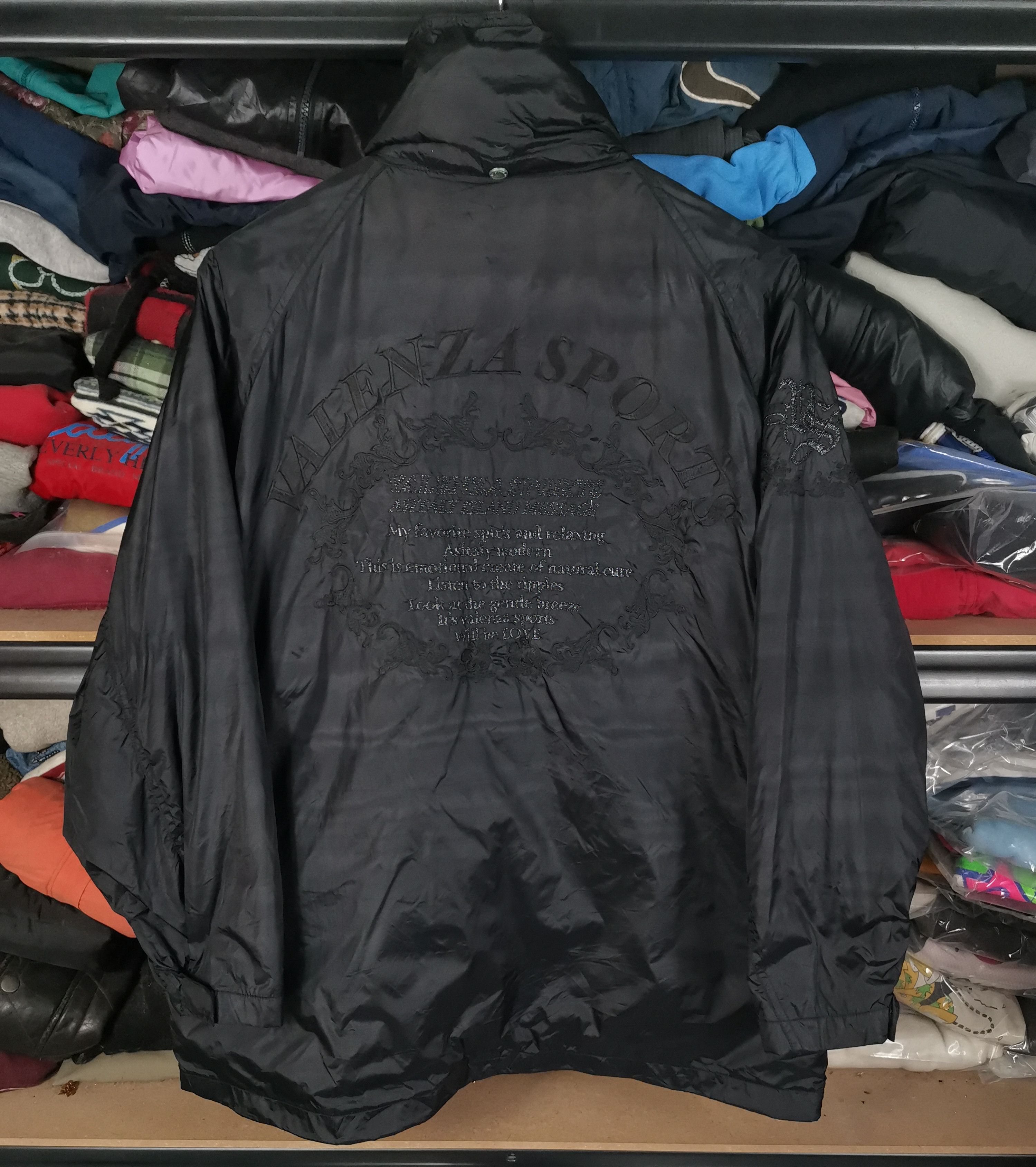 image of Archival Clothing x Vintage Valenza Sports Jacket in Black, Men's (Size XL)