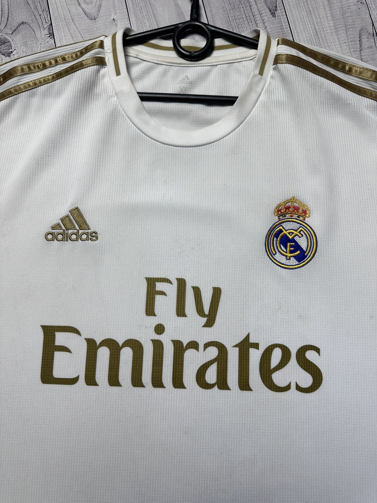 Vintage Vintage Real Madrid soccer jersey adidas size XL Size US XL / EU 56 / 4 - 3 Thumbnail