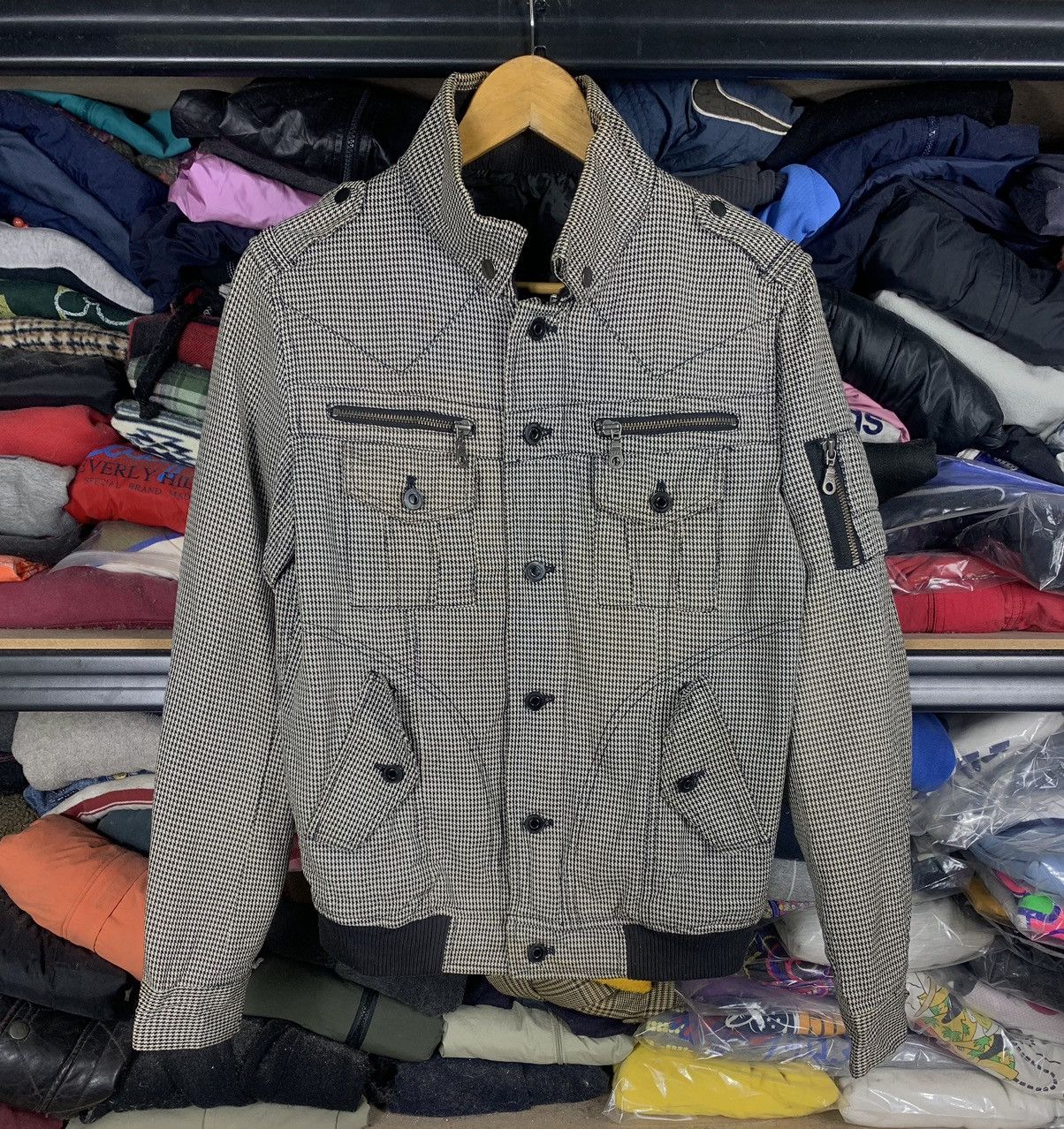 Designer × Japanese Brand Vintage Klein Plus Homme Jacket Size US S / EU 44-46 / 1 - 1 Thumbnail