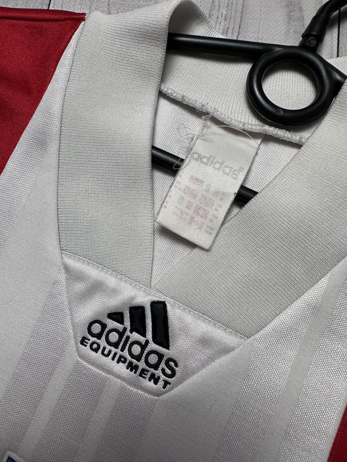 Adidas × Vintage Vintage Adidas equipment soccer jersey Hamburg rare Sharp 92 Size US M / EU 48-50 / 2 - 3 Thumbnail
