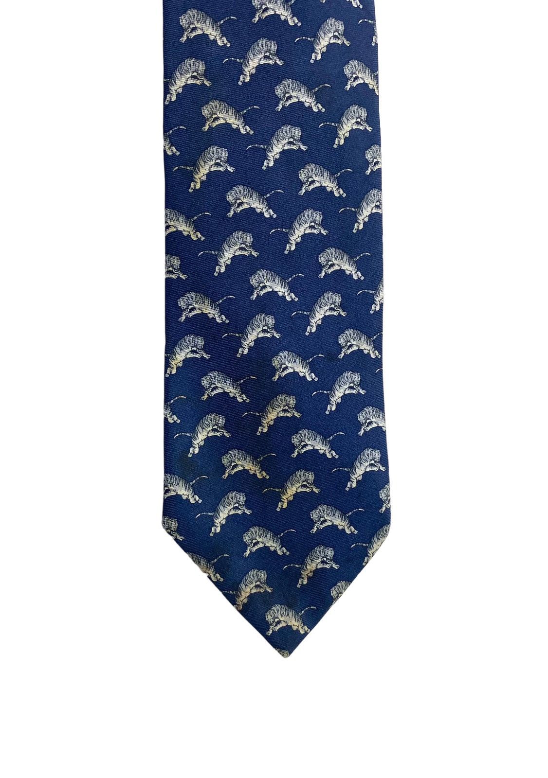 Gucci Rare‼️ Vintage Gucci Tiger Classic Silk Neck Tie Made Italy Size ONE SIZE - 7 Thumbnail