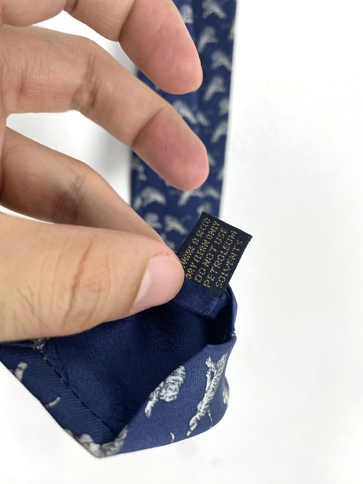 Gucci Rare‼️ Vintage Gucci Tiger Classic Silk Neck Tie Made Italy Size ONE SIZE - 6 Thumbnail