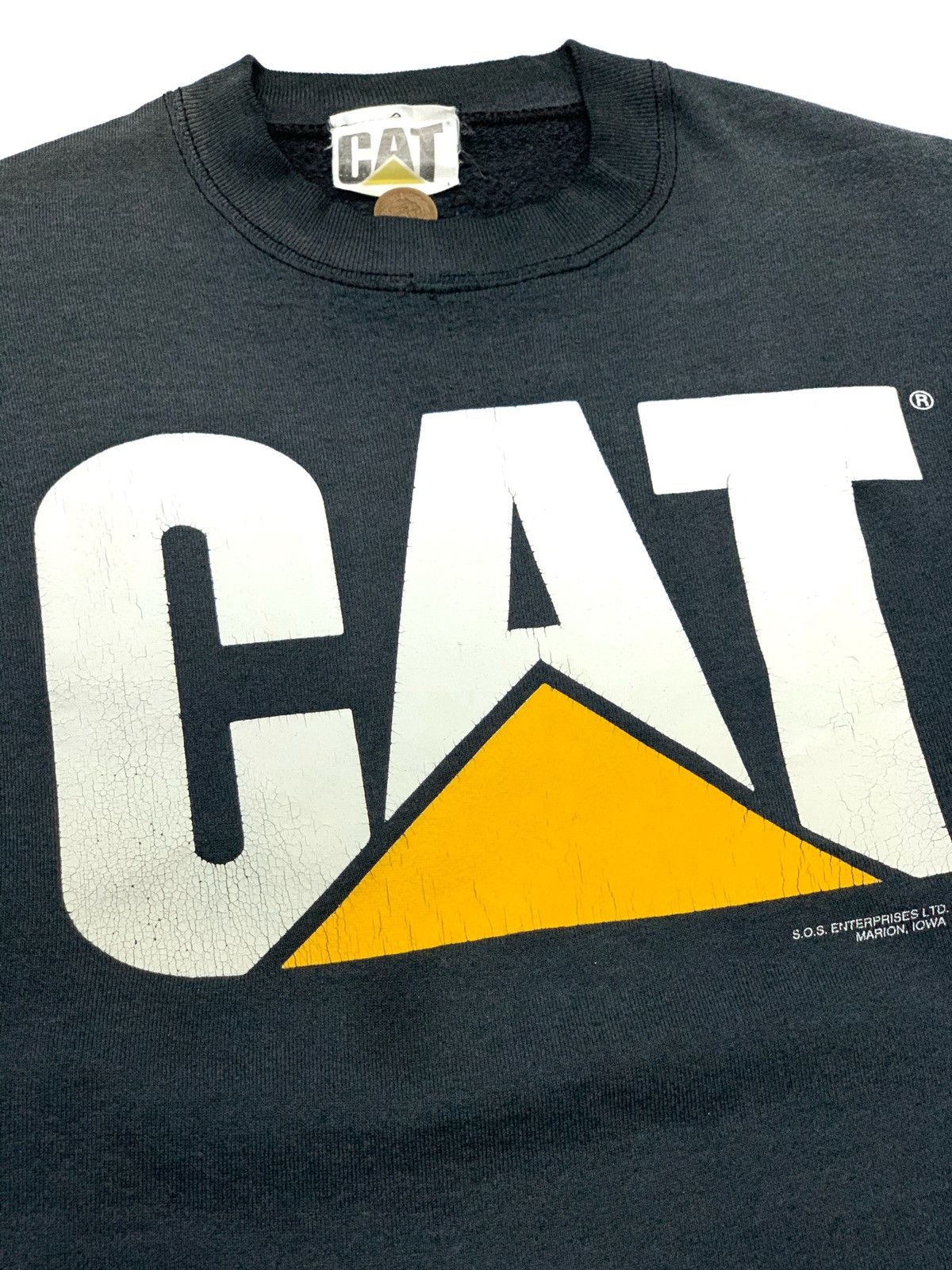 Caterpillar Vintage Caterpillar Big Logo Crewneck Sweatshirt Size US L / EU 52-54 / 3 - 2 Thumbnail