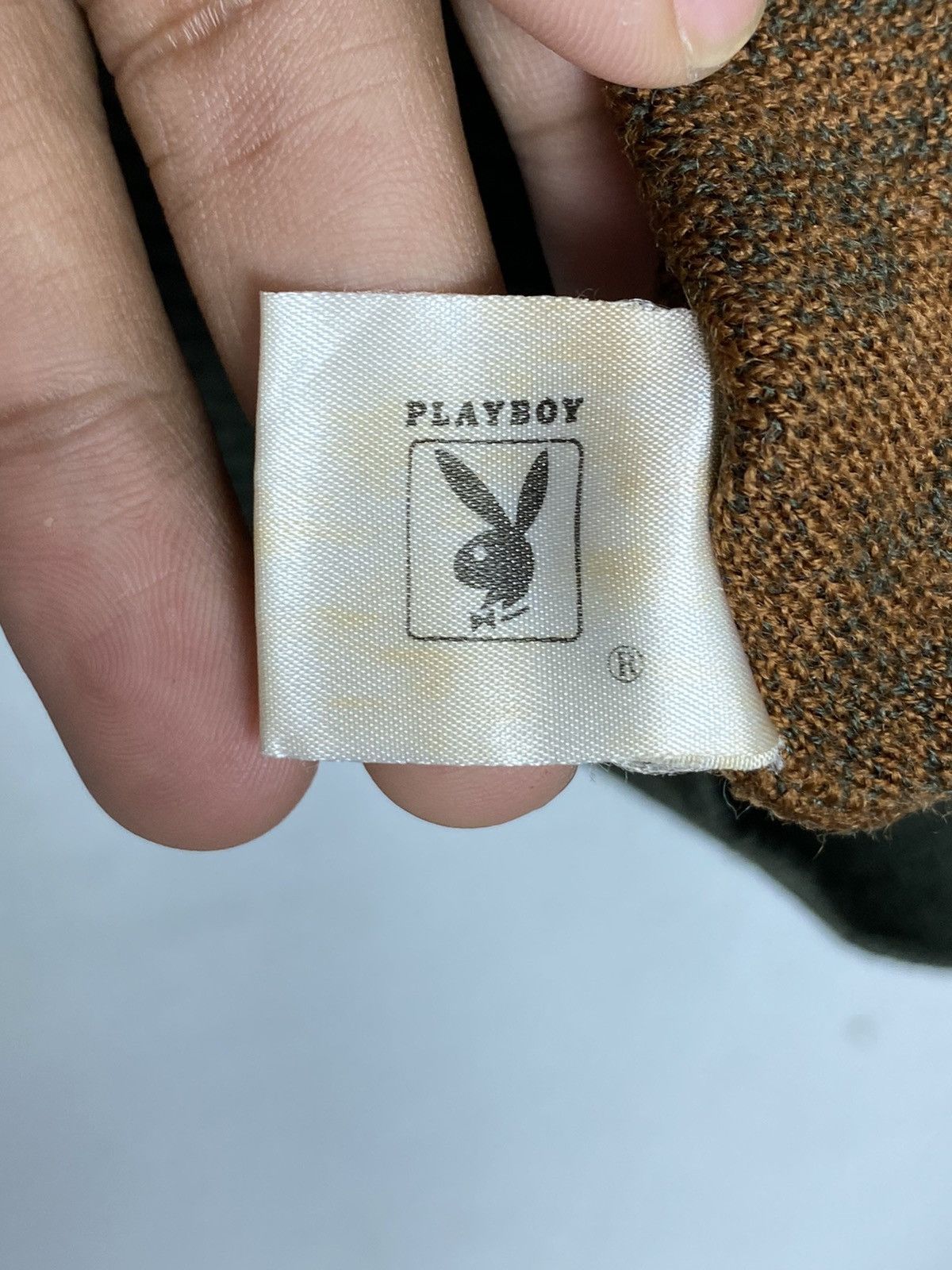 Japanese Brand Vintage Playboy Monogram Knitwear Crewneck/ FendiLV Size M / US 6-8 / IT 42-44 - 5 Thumbnail