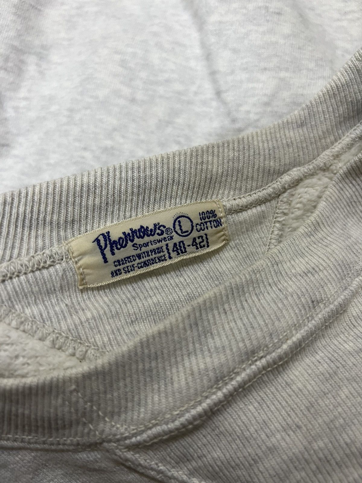 Buzz Rickson's ICONIC🔥60s Double V Plain Distress Sweatshirt Repro Pherrow Size US M / EU 48-50 / 2 - 6 Thumbnail