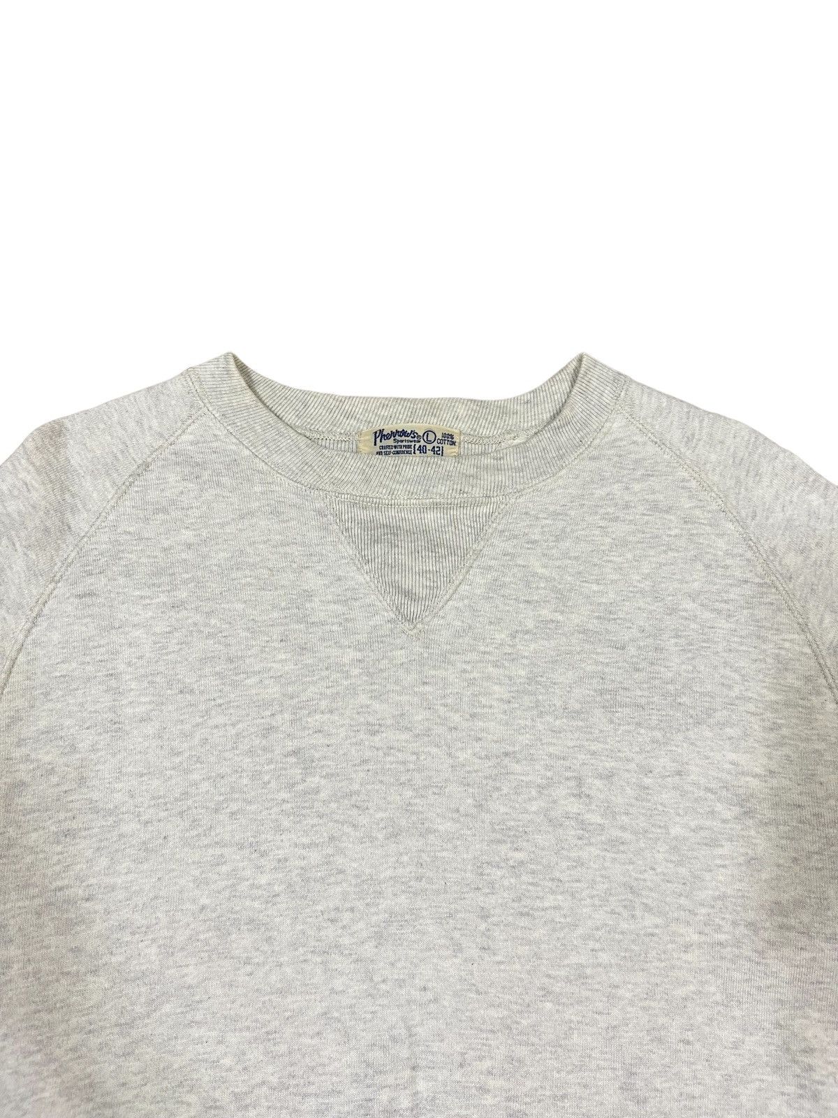 Buzz Rickson's ICONIC🔥60s Double V Plain Distress Sweatshirt Repro Pherrow Size US M / EU 48-50 / 2 - 2 Thumbnail