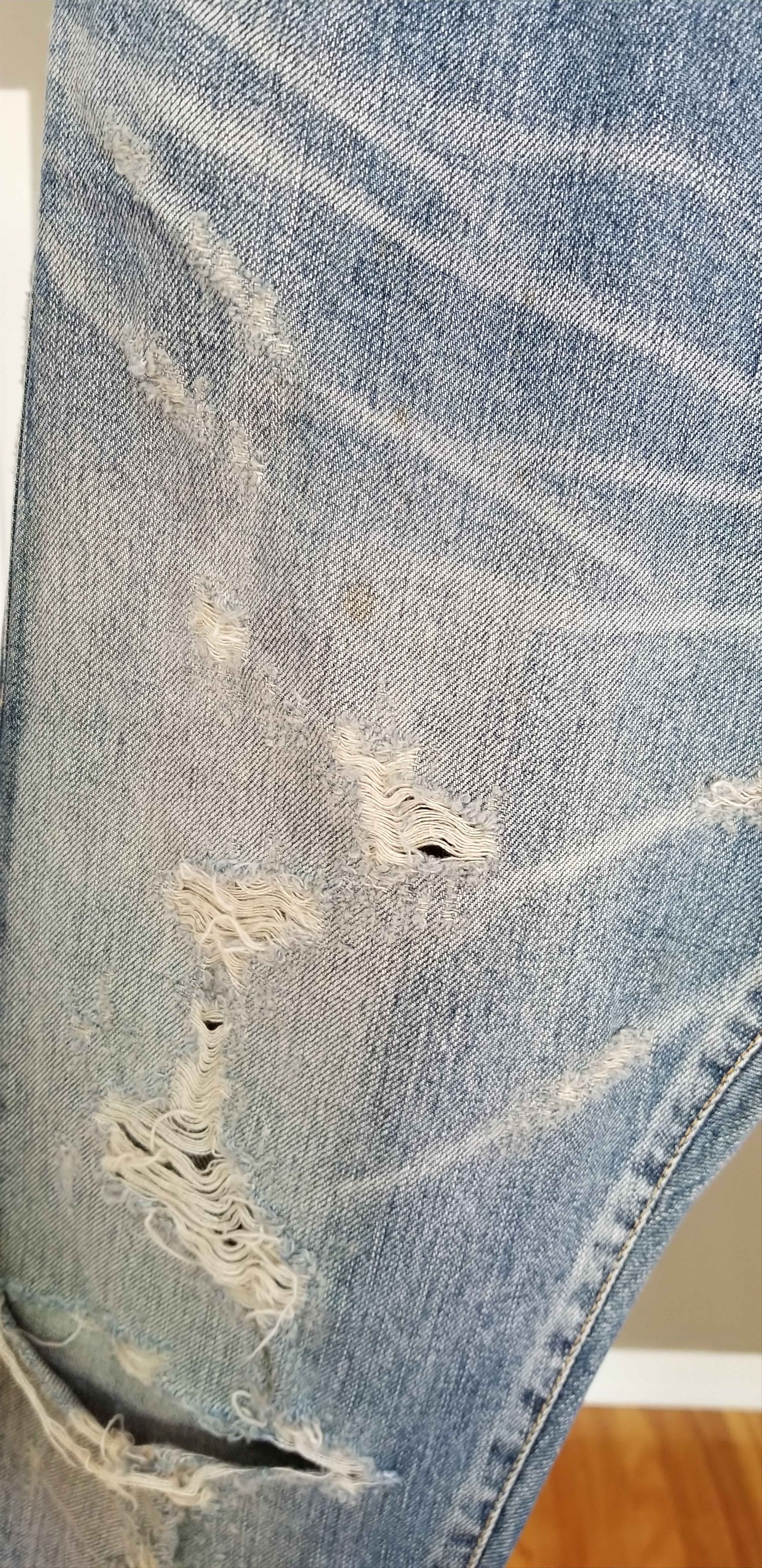Saint Laurent Paris FW13 Saint Laurent Paris Small Crash Jeans Size US 32 / EU 48 - 3 Thumbnail