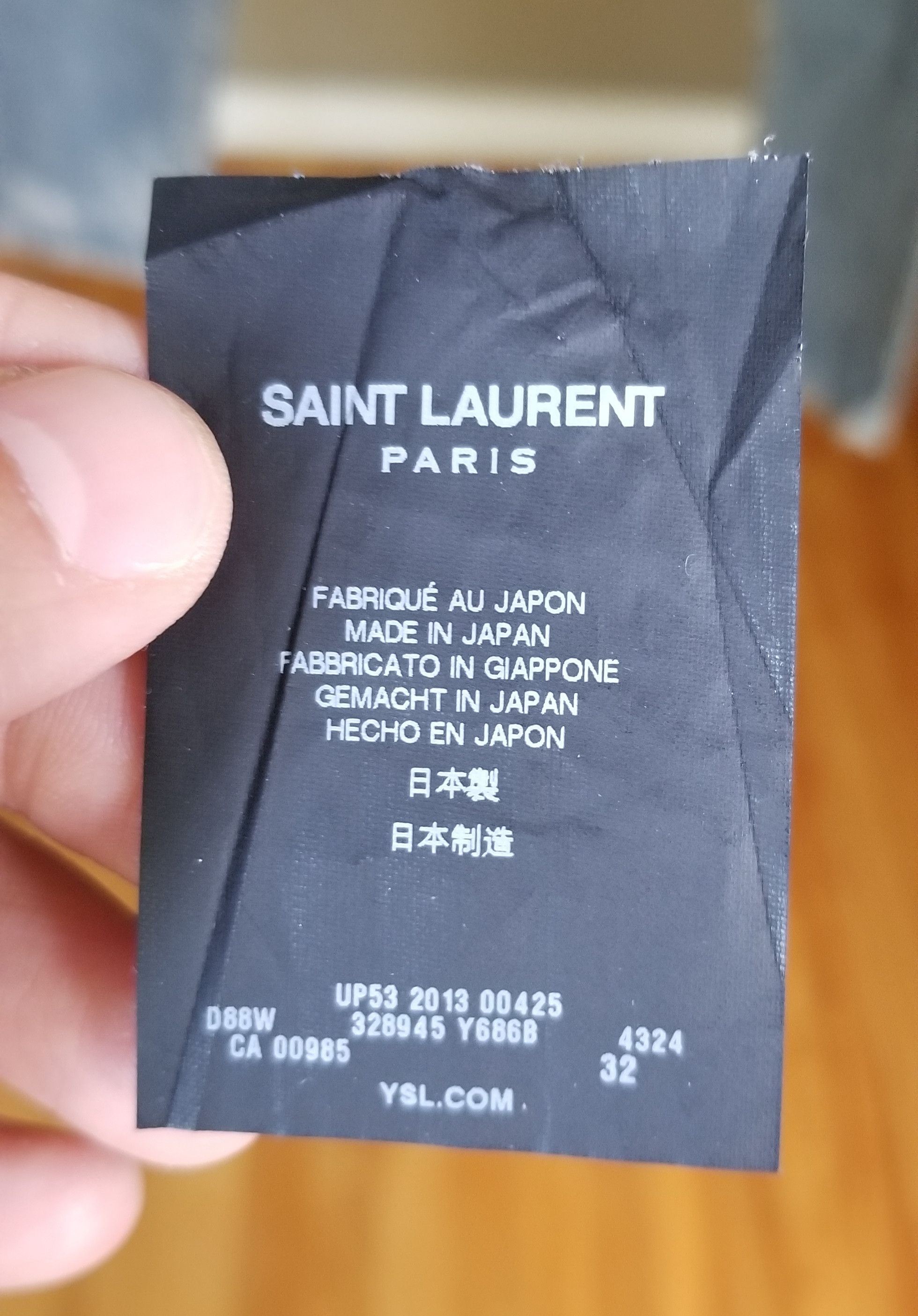 Saint Laurent Paris FW13 Saint Laurent Paris Small Crash Jeans Size US 32 / EU 48 - 7 Thumbnail