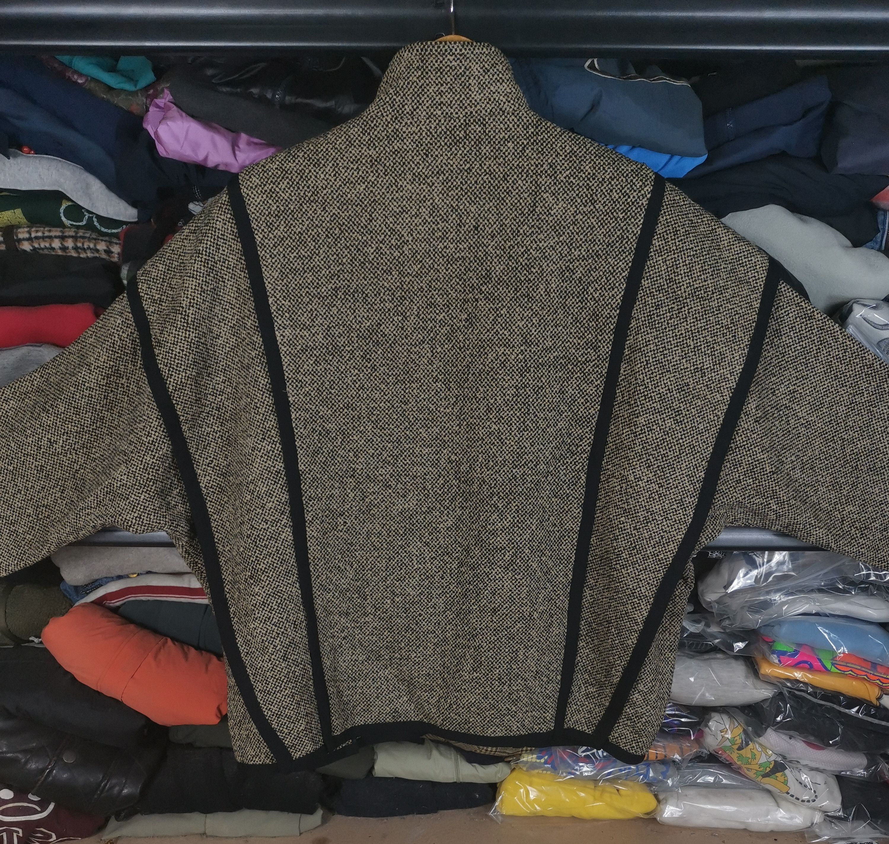 Japanese Brand Vintage Parienne Tokyo Poncho Jacket Size US XL / EU 56 / 4 - 3 Thumbnail