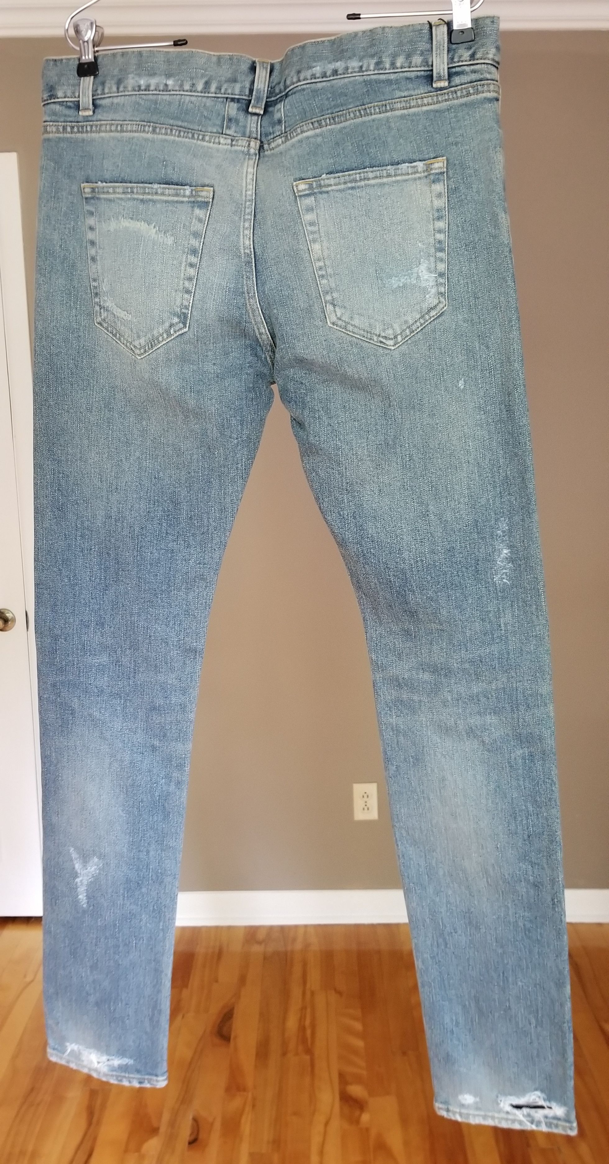 Saint Laurent Paris FW15 Saint Laurent Paris Crash Jeans Size US 32 / EU 48 - 2 Thumbnail