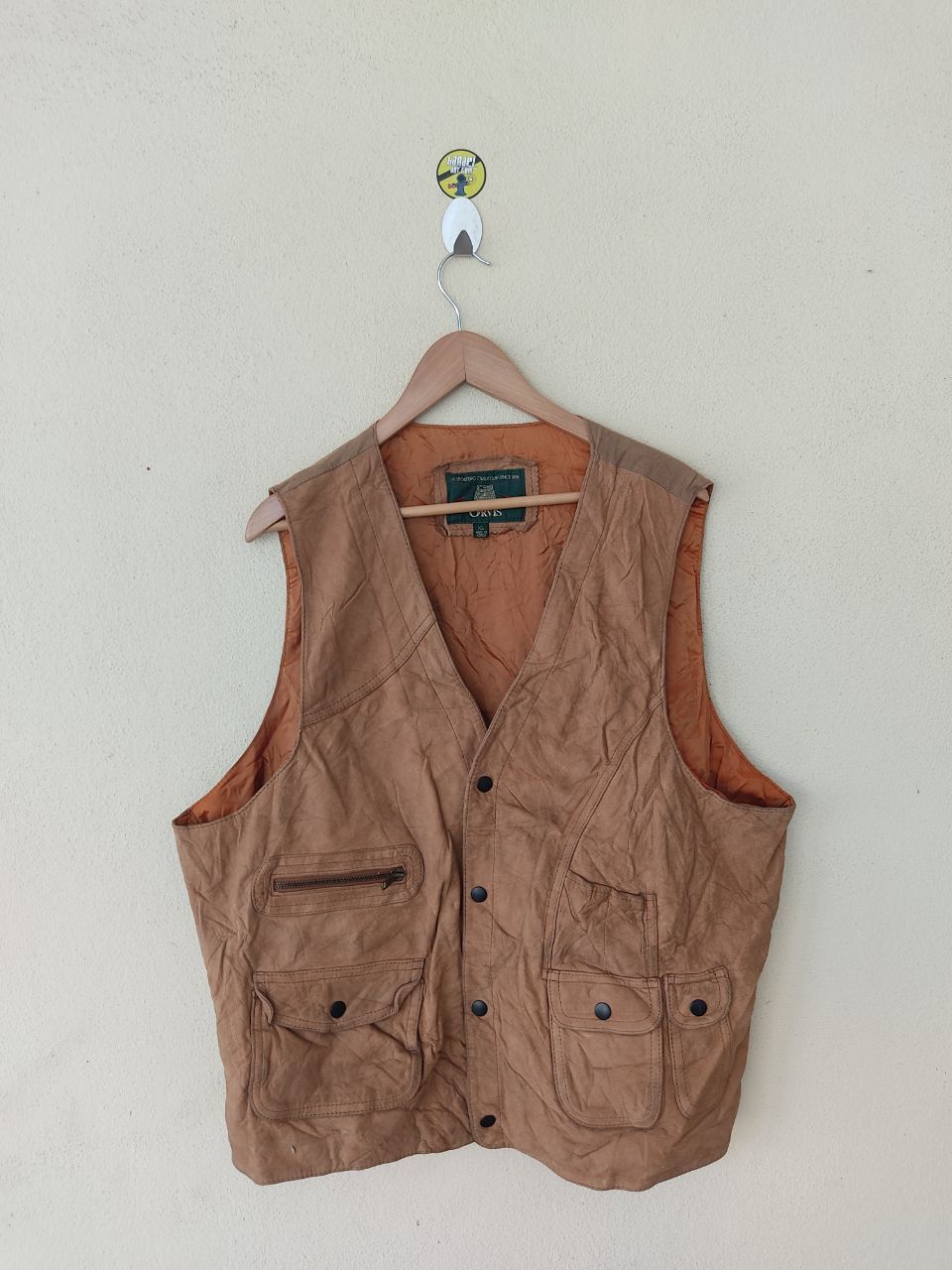 Vintage VINTAGE ORVIS LEATHER UTILITIES VEST Grailed