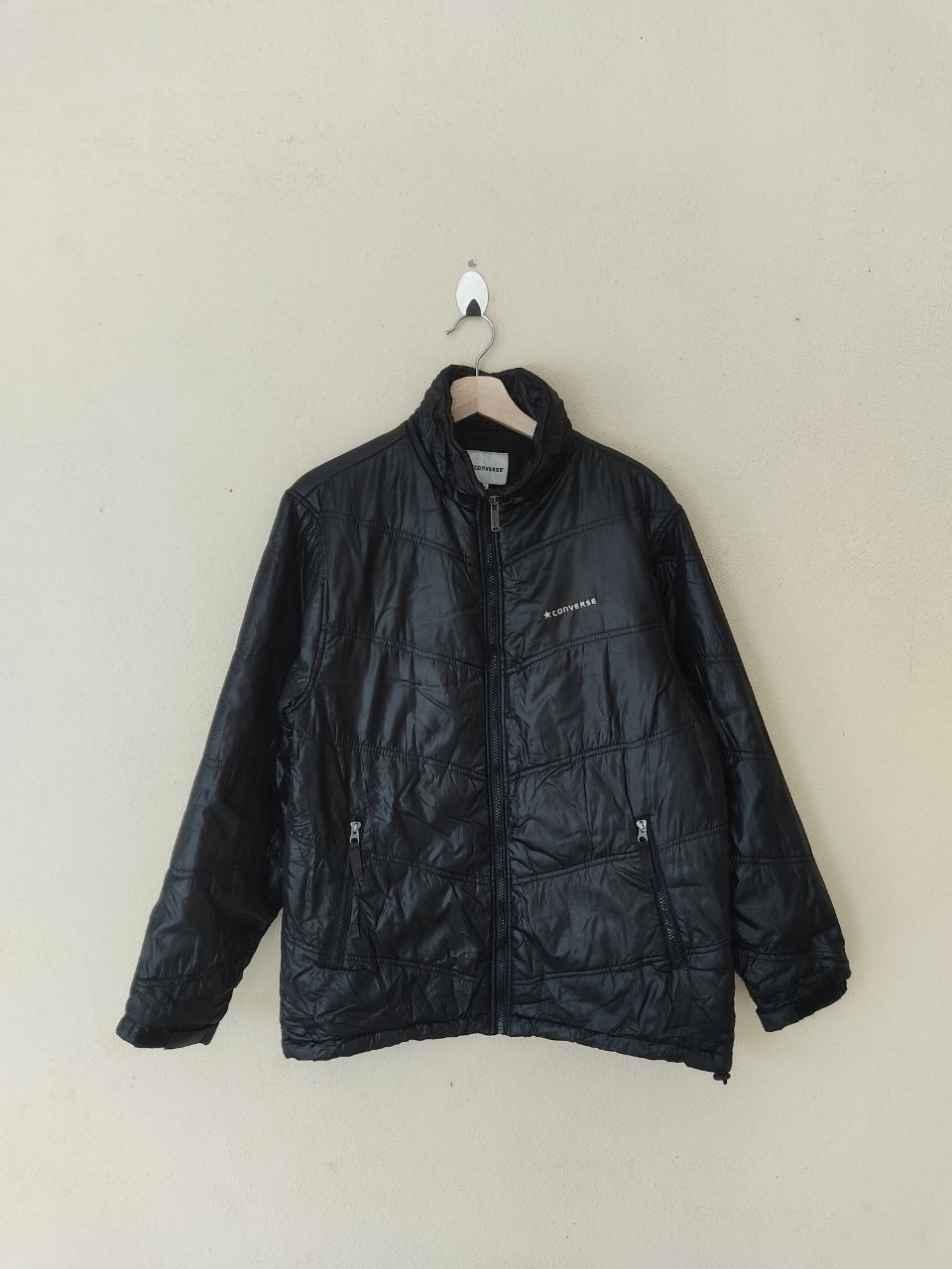 Converse Converse Street Style Black Puffer Jacket Size US M / EU 48-50 / 2 - 1 Thumbnail