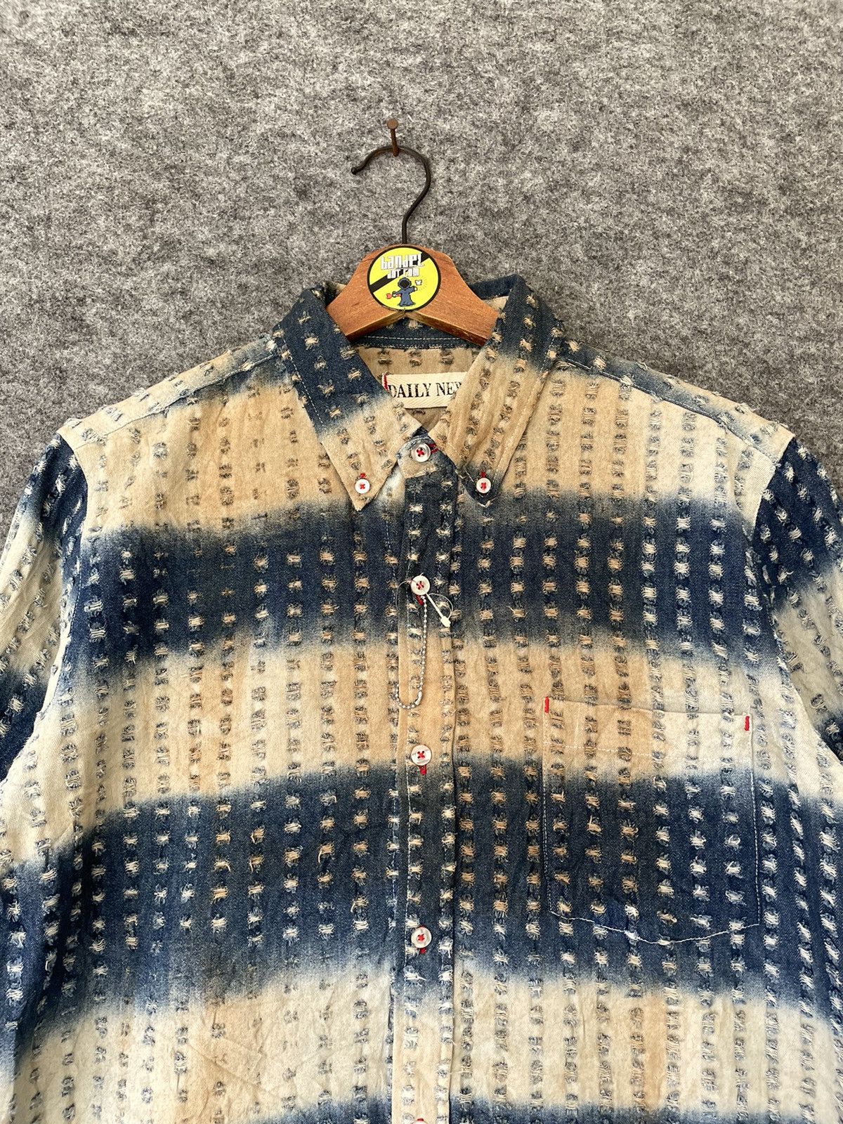 Japanese Brand DAILY NEWS BORO SHIRT KAPITAL STYLE Size US M / EU 48-50 / 2 - 2 Thumbnail