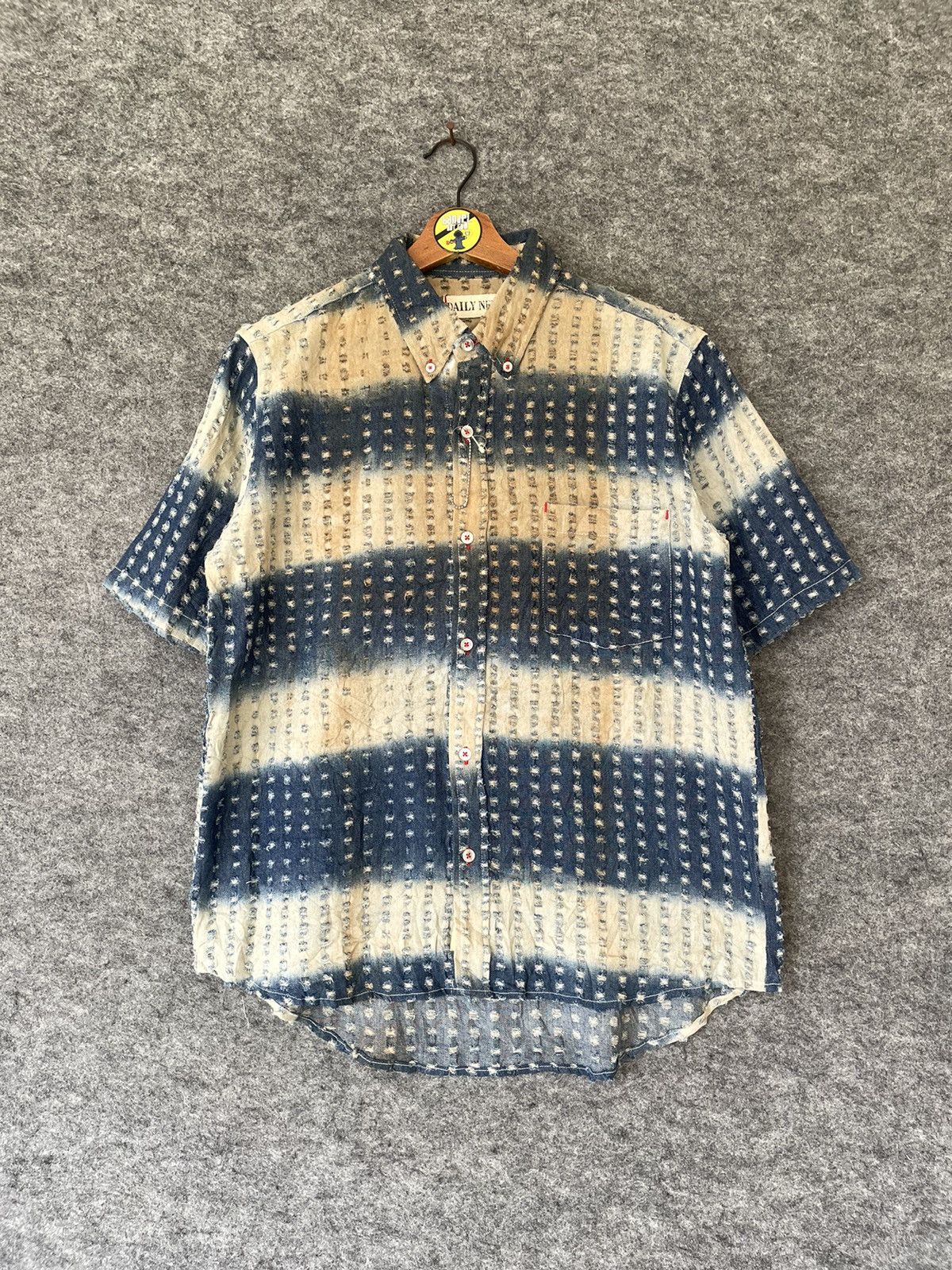 Japanese Brand DAILY NEWS BORO SHIRT KAPITAL STYLE Size US M / EU 48-50 / 2 - 1 Thumbnail