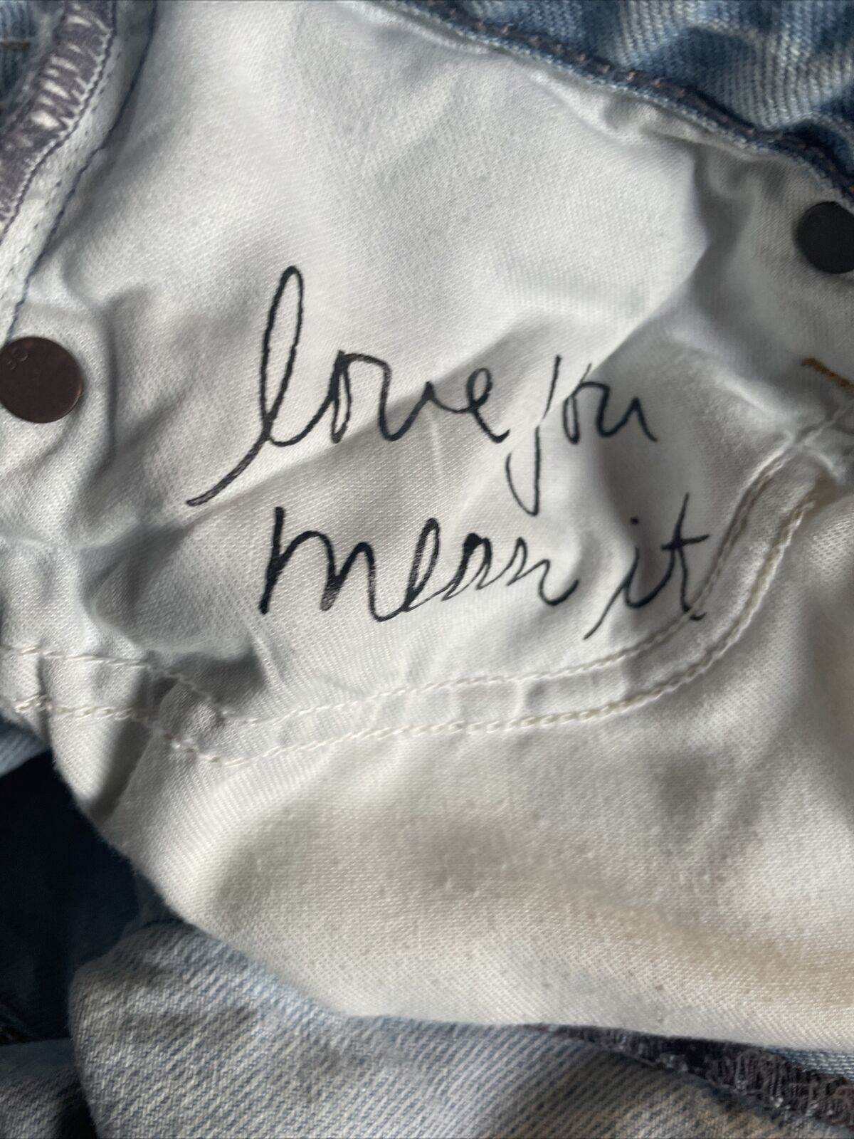 GRLFRND GRLFND light wash straight leg denim jeans size 25 Excellent Size 25" / US 0 / IT 36 - 5 Thumbnail