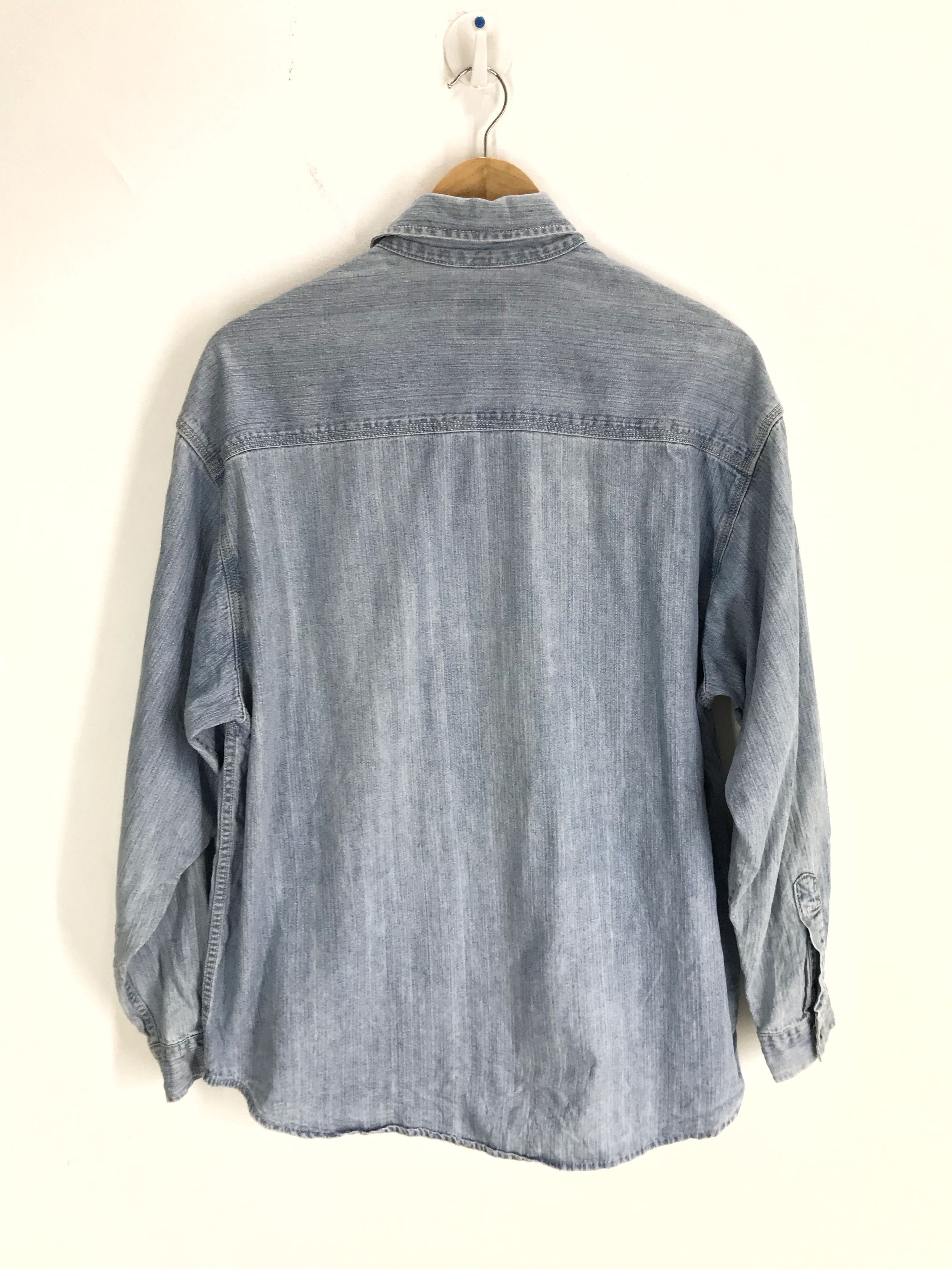 Levi's Vintage Clothing Vintage 90s LEVIS SILVERTAB Denim Shirt Size US XL / EU 56 / 4 - 4 Thumbnail