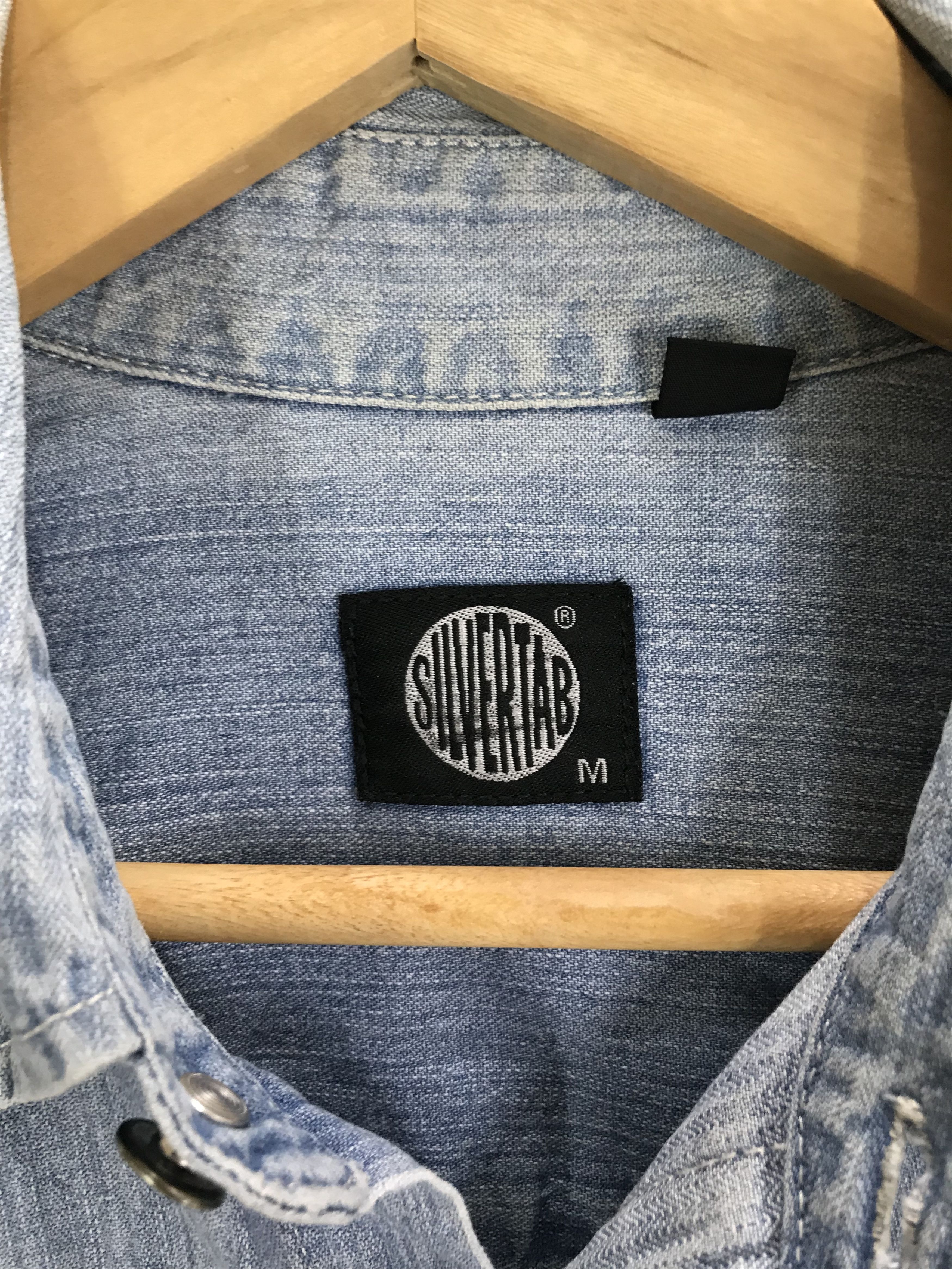 Levi's Vintage Clothing Vintage 90s LEVIS SILVERTAB Denim Shirt Size US XL / EU 56 / 4 - 5 Thumbnail